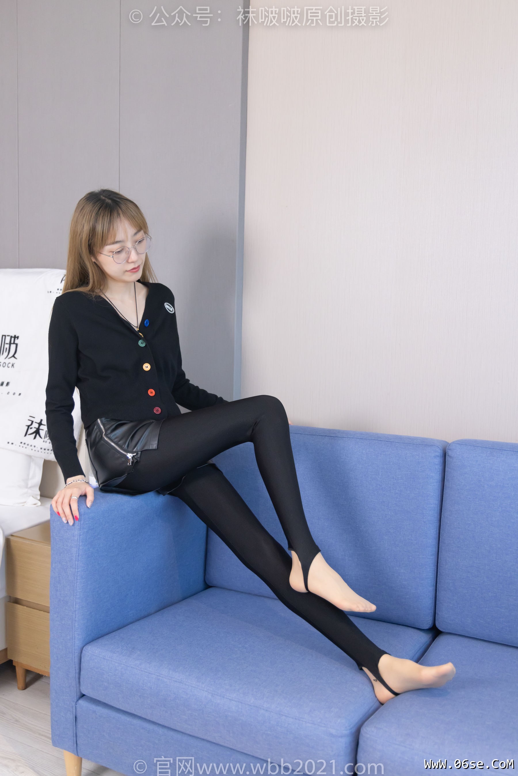 图片[63]-BoBoSocks袜啵啵 No.243 稚予 -两双高跟鞋、肉丝、踩脚裤[164P]-六色网
