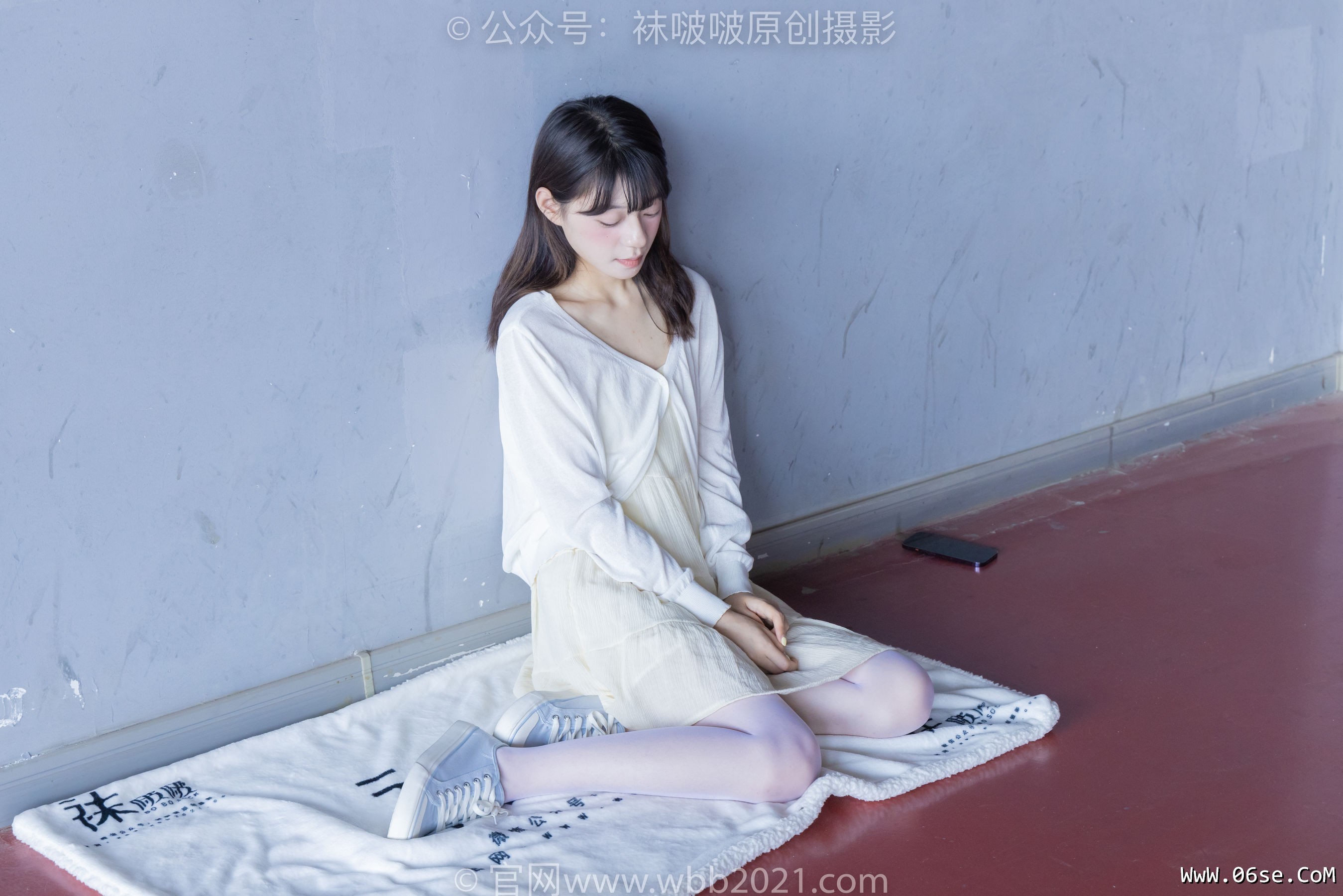 图片[81]-BoBoSocks袜啵啵 No.395 糯米 -板鞋、白丝[145P]-六色网