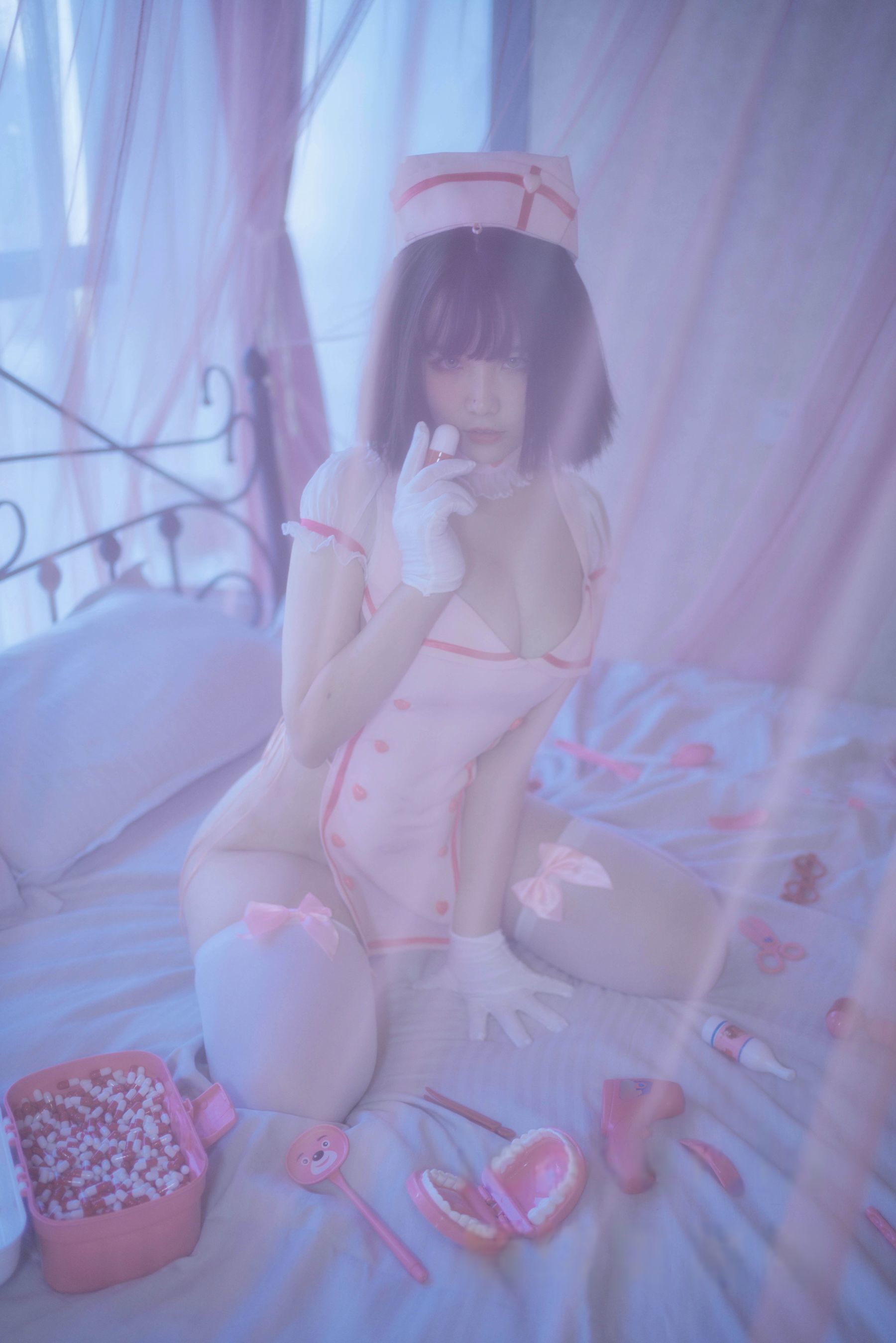 图片[3]-阿半今天很开心 – 粉护士[37P]-六色网