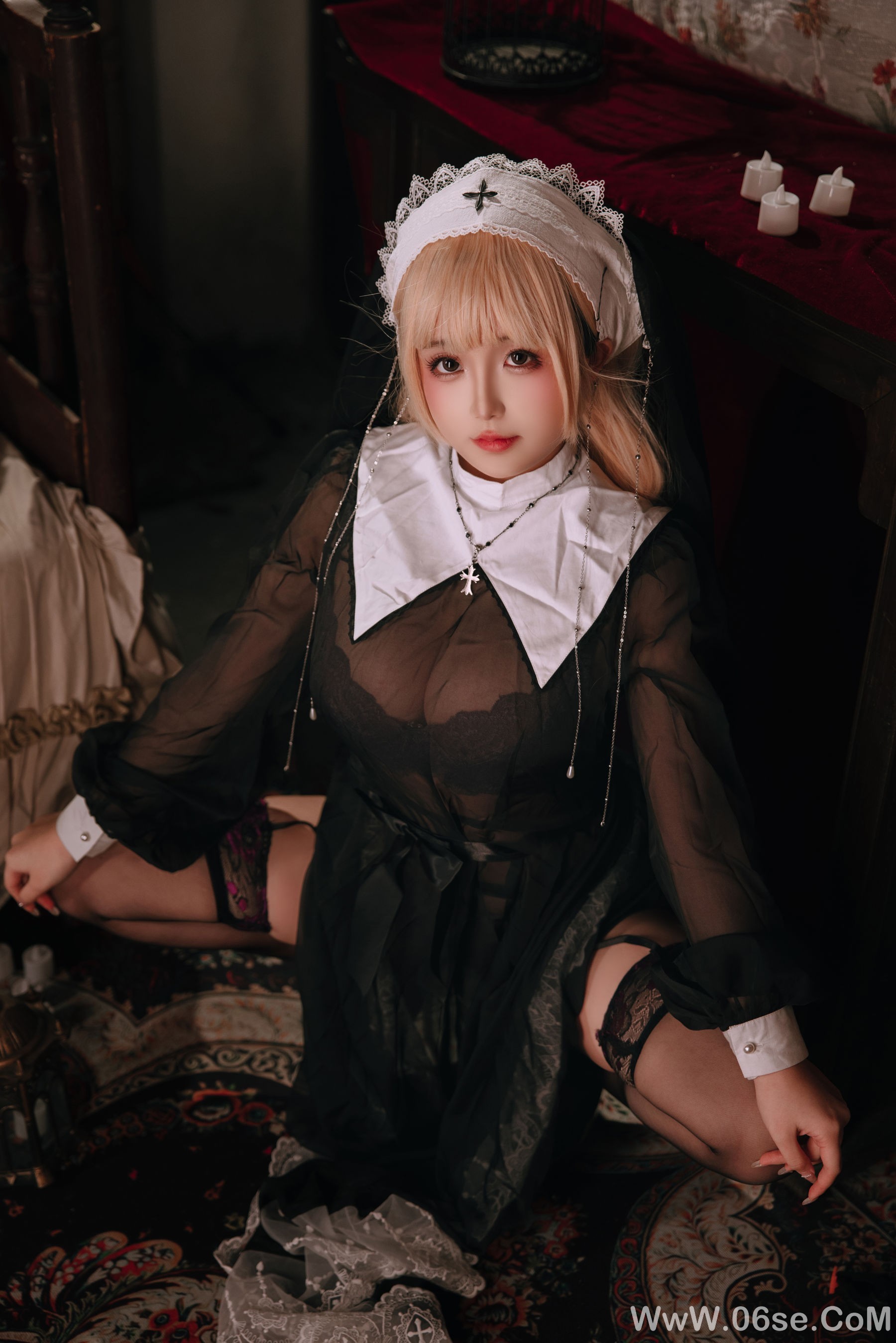 图片[38]-Cosplay日奈娇 – 禁忌修女[160P]-六色网