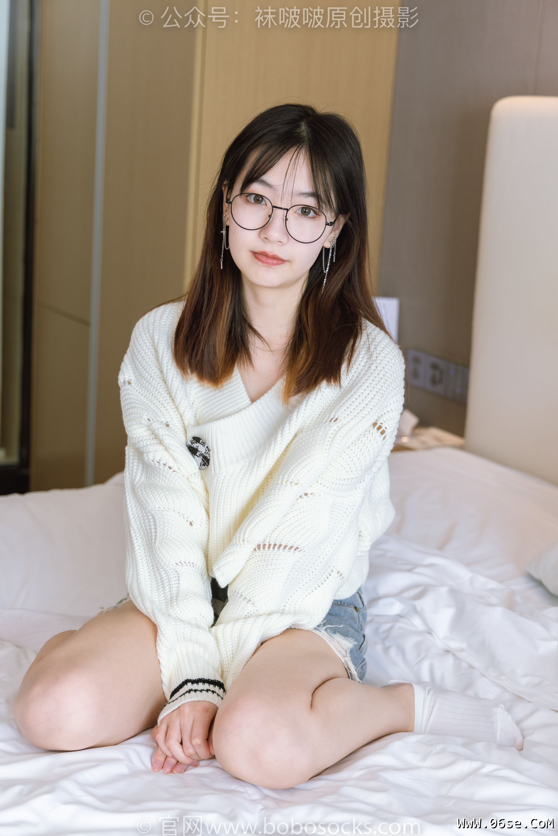 图片[32]-BoBoSocks袜啵啵 No.222 小甜豆-长靴、白棉袜、裸足[180P]-六色网
