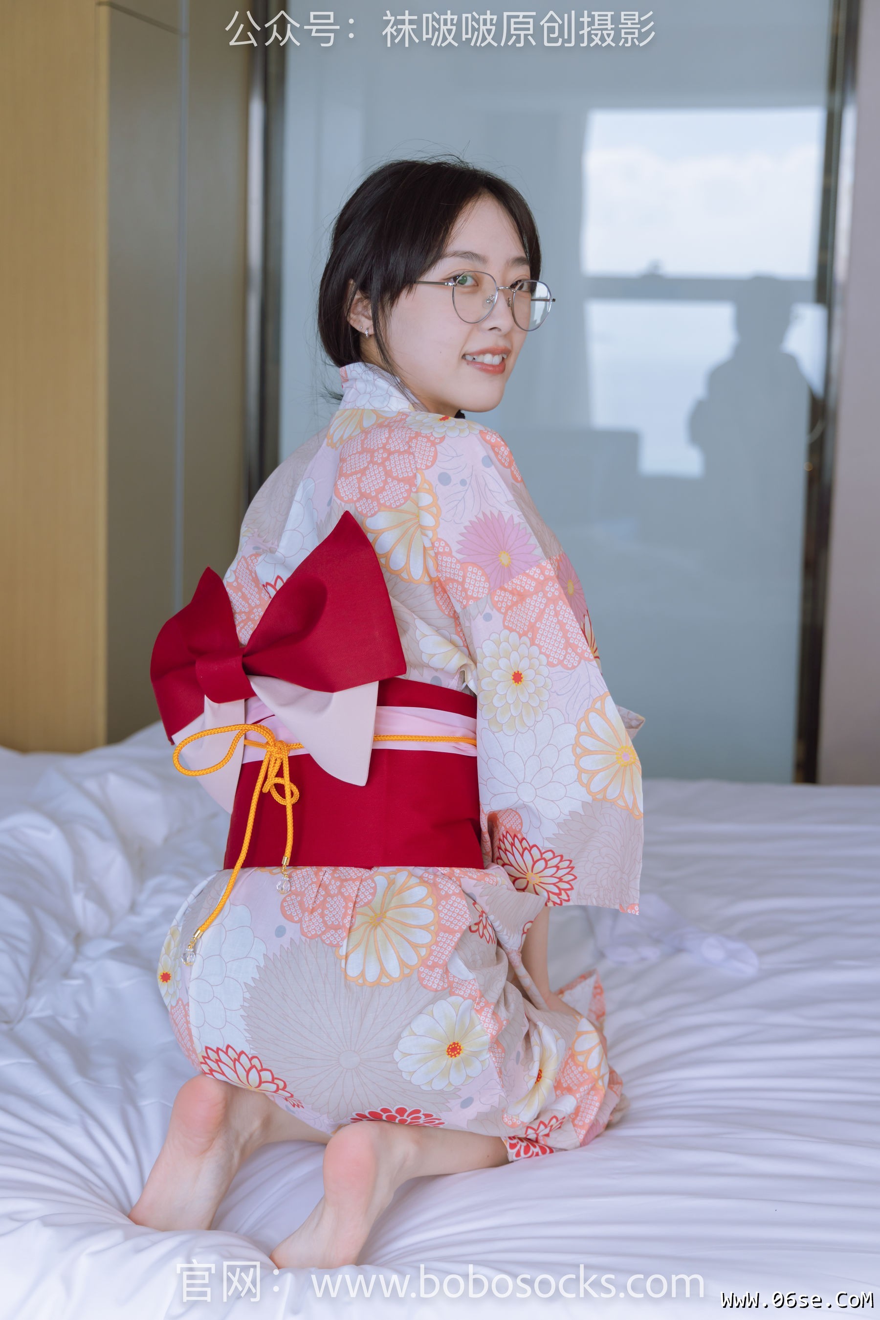 图片[63]-BoBoSocks袜啵啵 No.137 稚予-木屐、分指白棉袜、裸足、和风浴衣[170P]-六色网