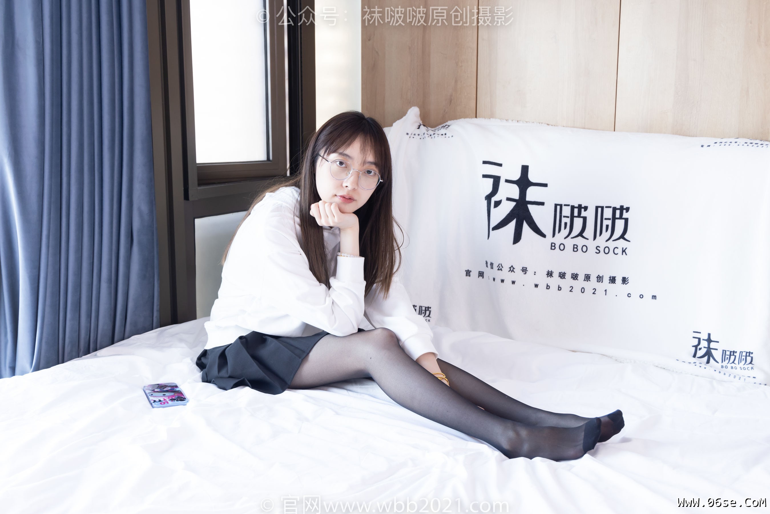 图片[112]-BoBoSocks袜啵啵 No.407 稚予 -板鞋、黑丝[140P]-六色网