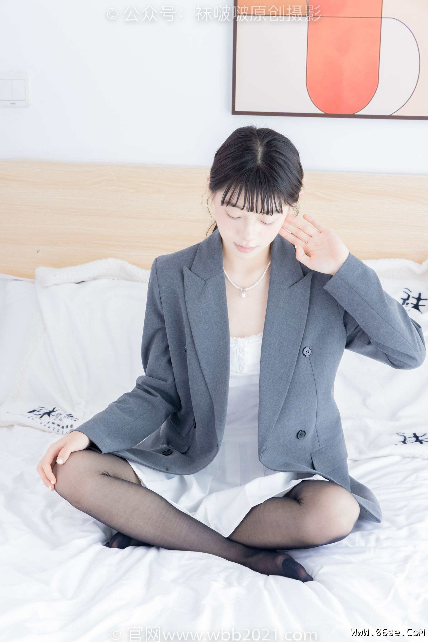图片[21]-BoBoSocks袜啵啵 No.404 糯米 -板鞋、黑丝、ol风[145P]-六色网