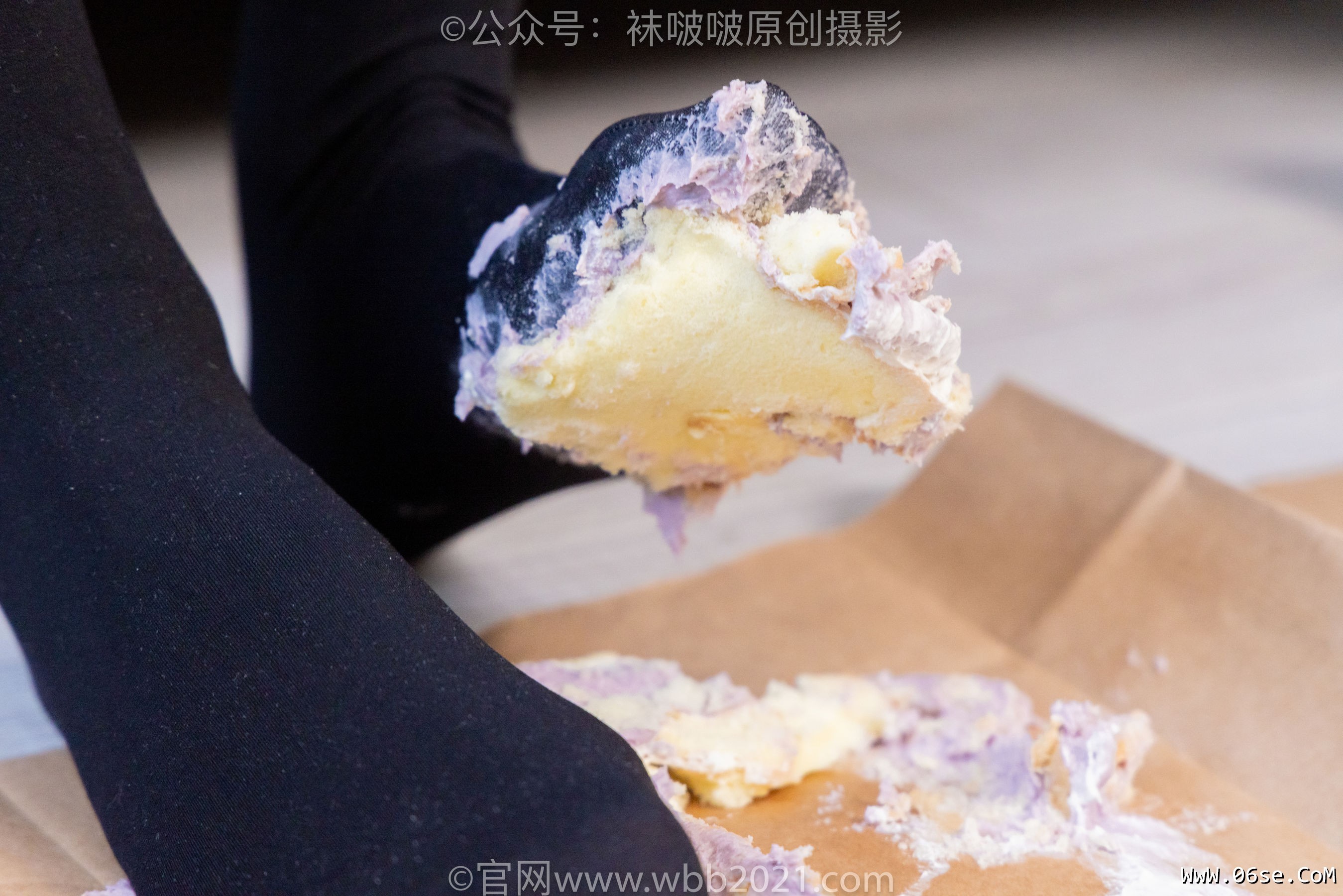图片[39]-BoBoSocks袜啵啵 No.430 奶油 -平底鞋、厚黑丝、丝袜踩奶油小蛋糕剧情[146P]-六色网