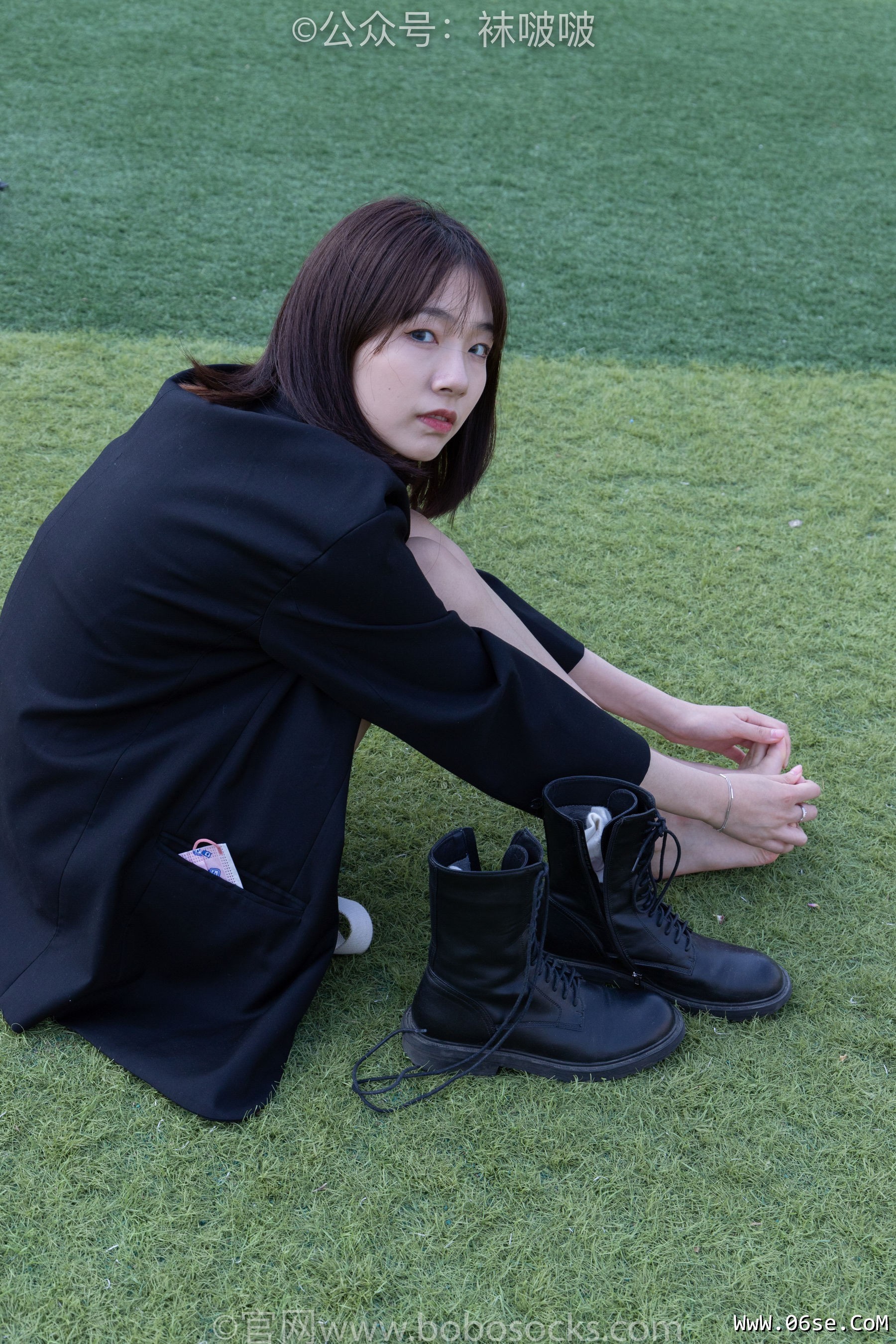 图片[84]-BoBoSocks袜啵啵 No.010 小甜豆-马丁靴、白色短棉袜、裸足[117P]-六色网