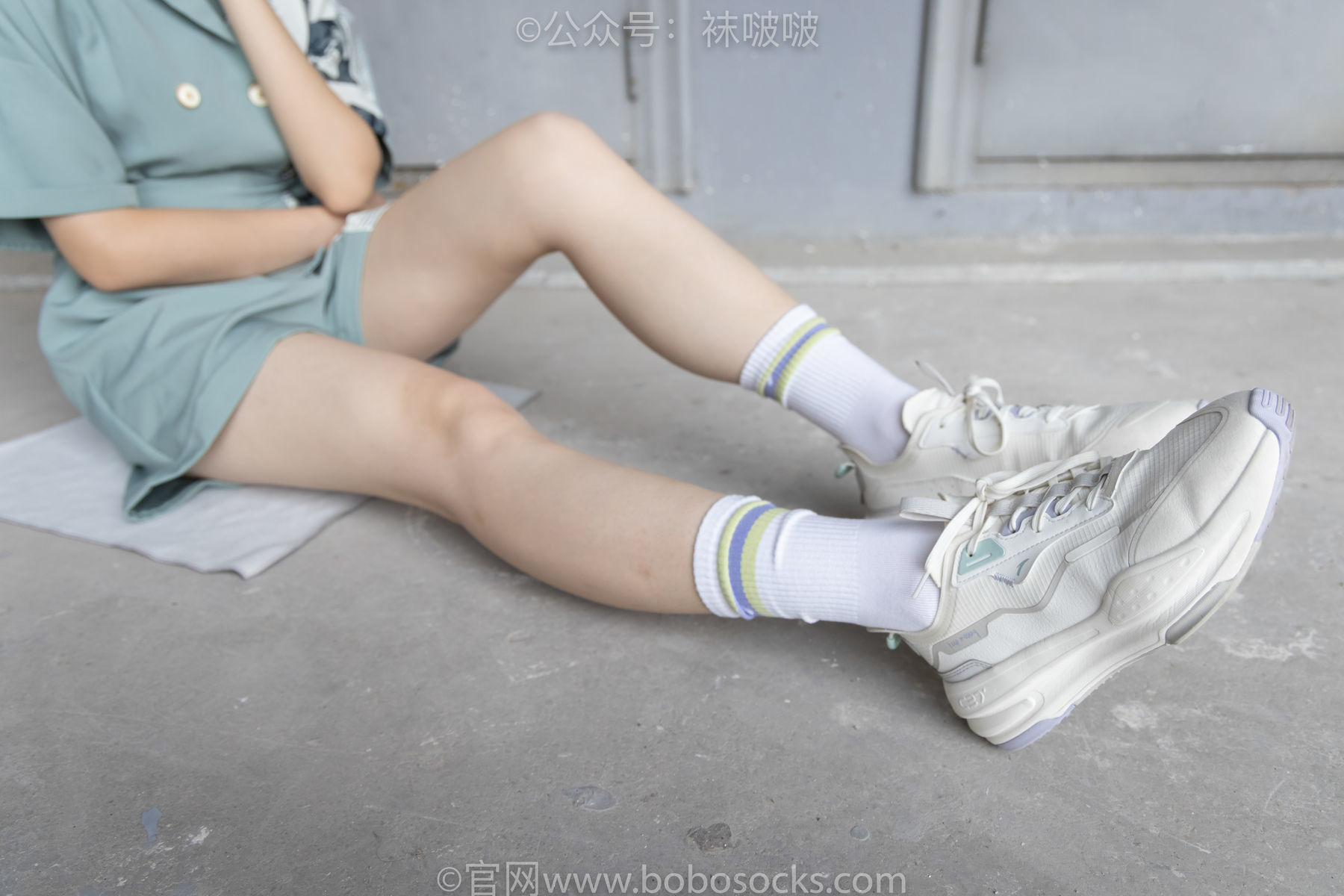 图片[26]-BoBoSocks袜啵啵 No.025 熊熊-安踏运动鞋、白色棉袜、裸足[146P]-六色网