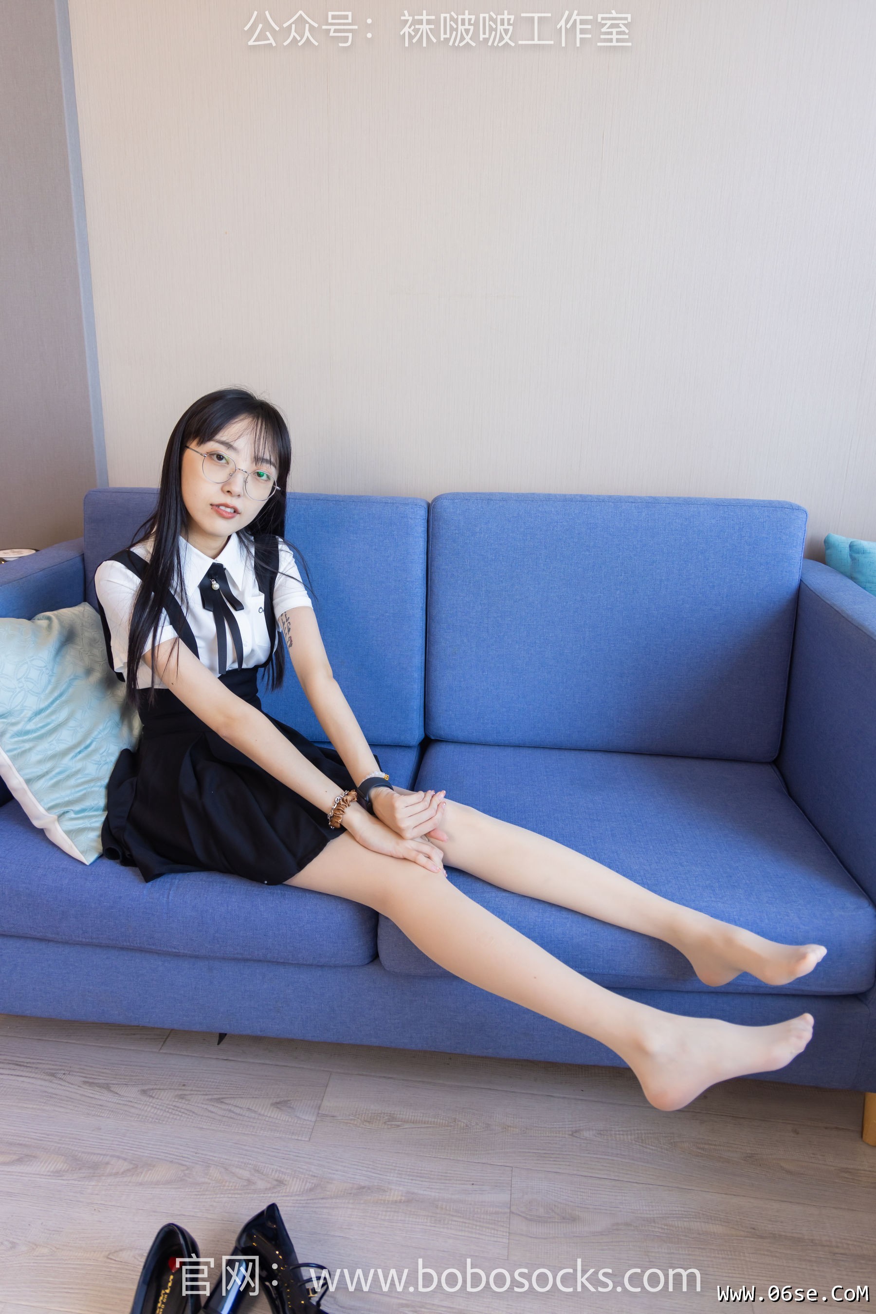 图片[31]-BoBoSocks袜啵啵 No.121 稚予-高跟鞋、白棉袜、肉丝[140P]-六色网