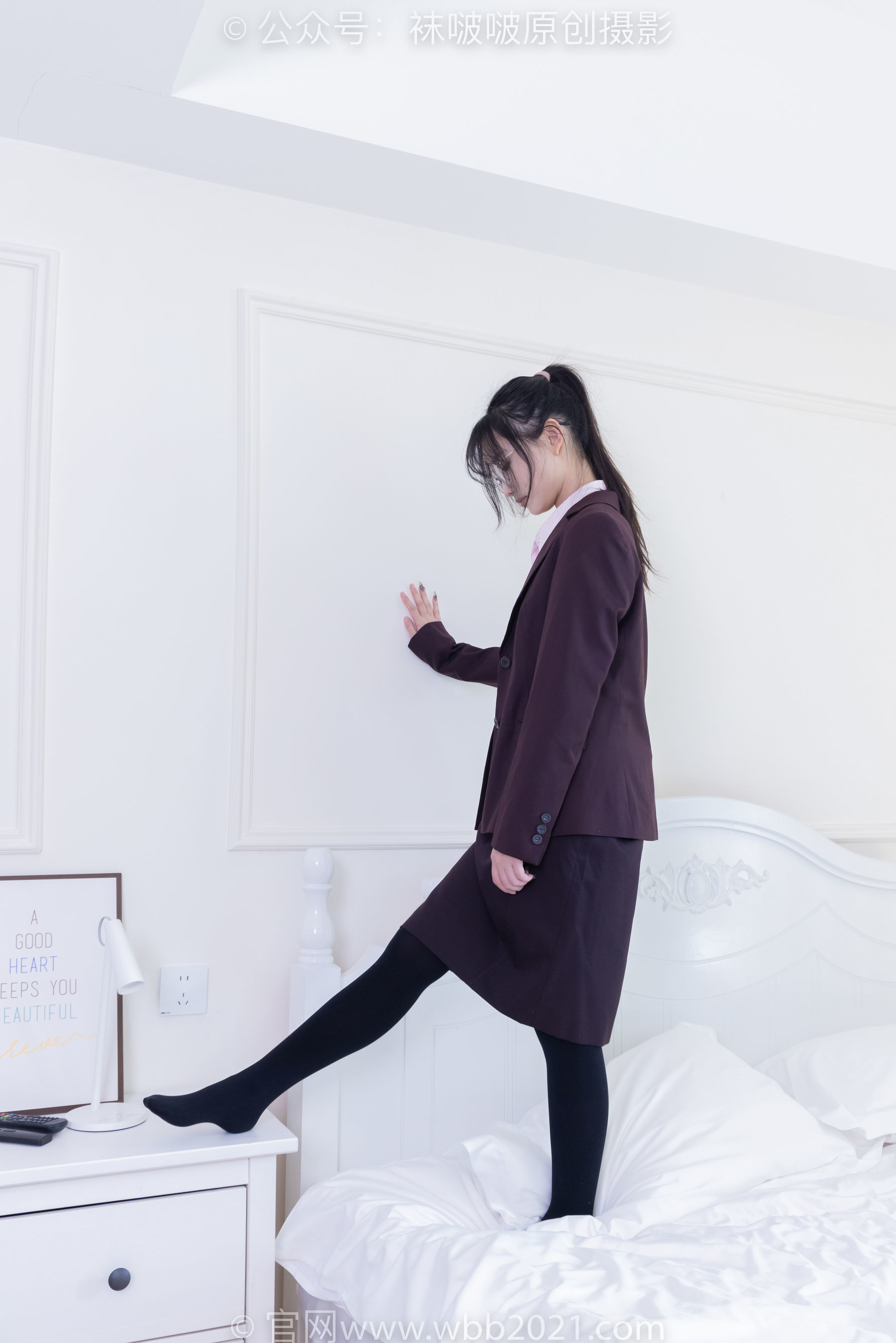 图片[115]-BoBoSocks袜啵啵 No.362 甜甜圈 -两双皮鞋、厚肉丝、厚黑丝、ol制服[230P]-六色网