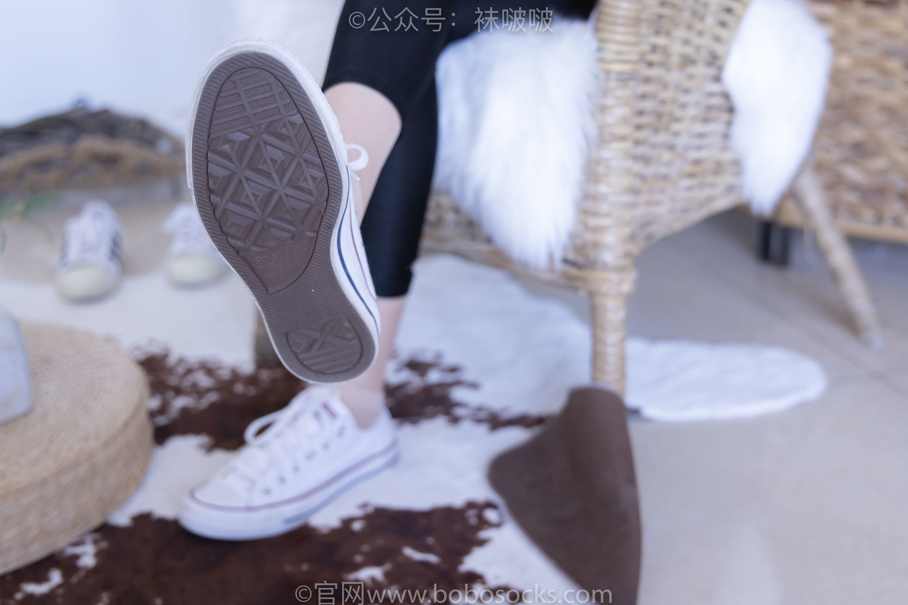 图片[66]-BoBoSocks袜啵啵 No.044 稚予-贝壳头、匡威帆布鞋、短肉丝[154P]-六色网