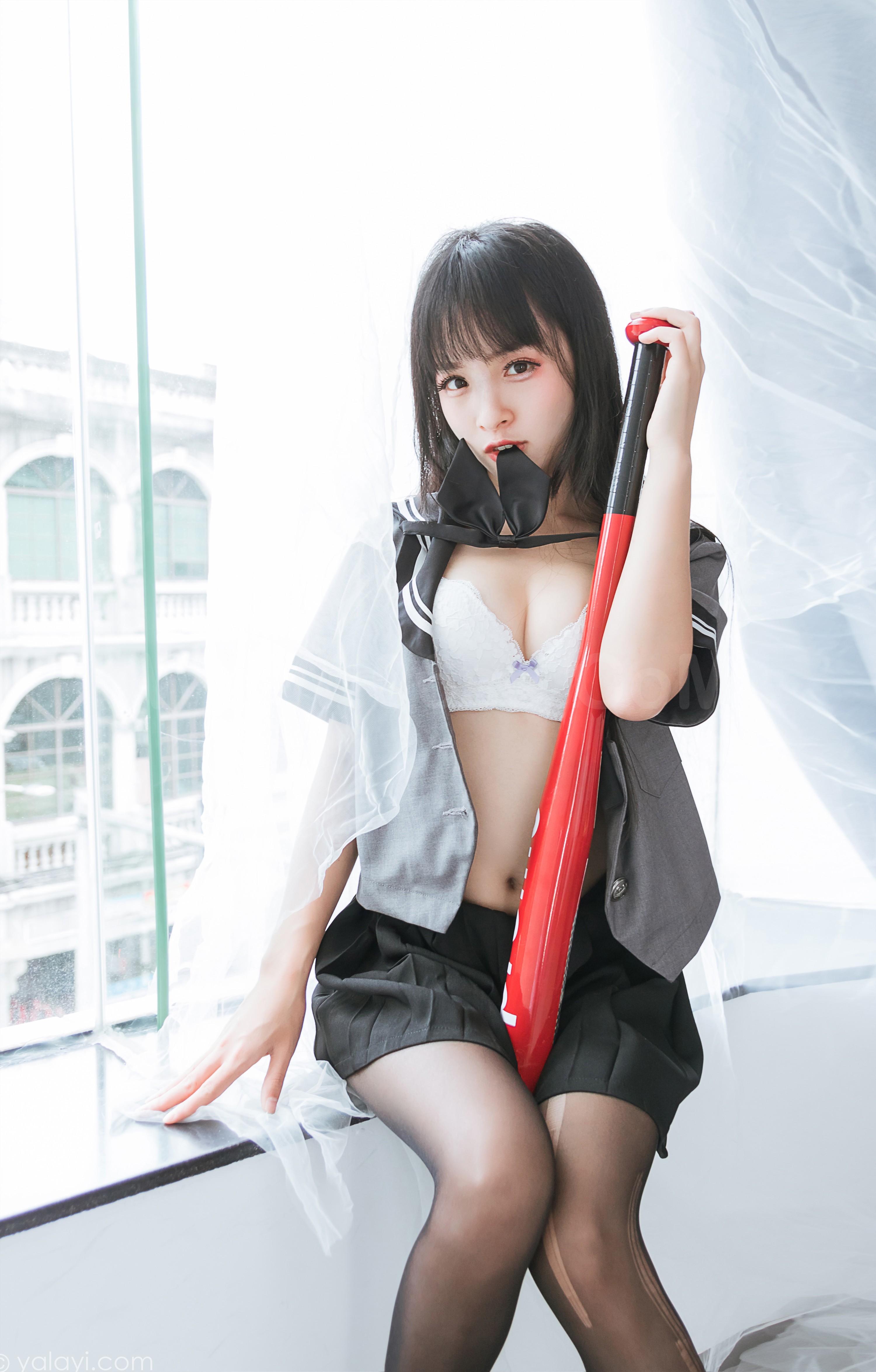 图片[19]-雅拉伊 – 艾丽《疯狂的jk学妹》[43P]-六色网
