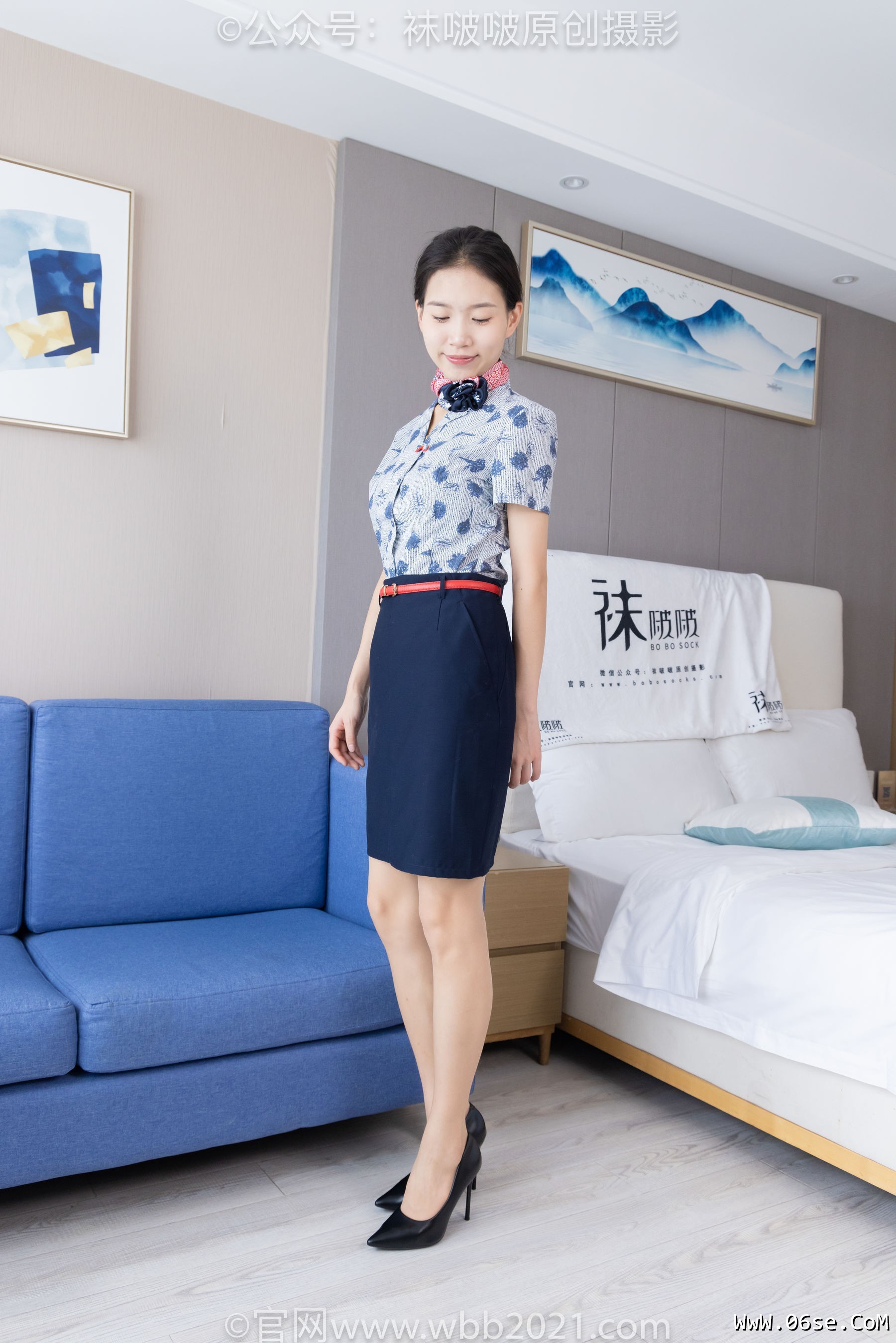 图片[65]-BoBoSocks袜啵啵 No.334 芝士 -东航制服、两双高跟鞋、薄肉丝、薄灰丝[141P]-六色网