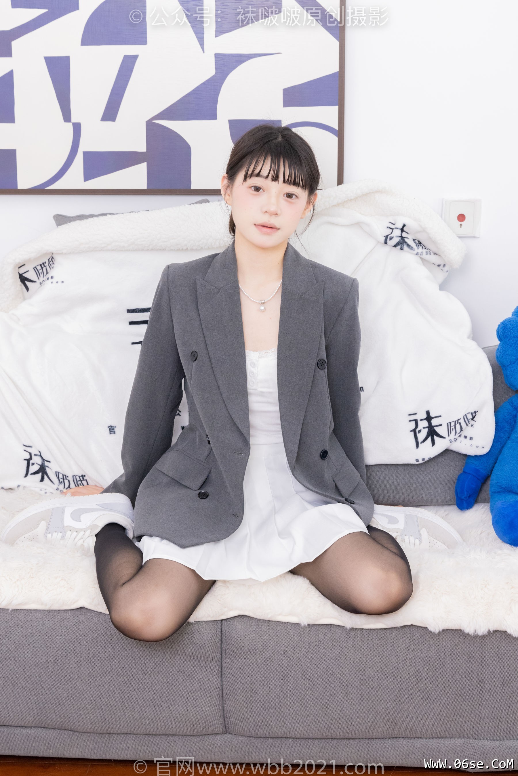 图片[93]-BoBoSocks袜啵啵 No.404 糯米 -板鞋、黑丝、ol风[145P]-六色网