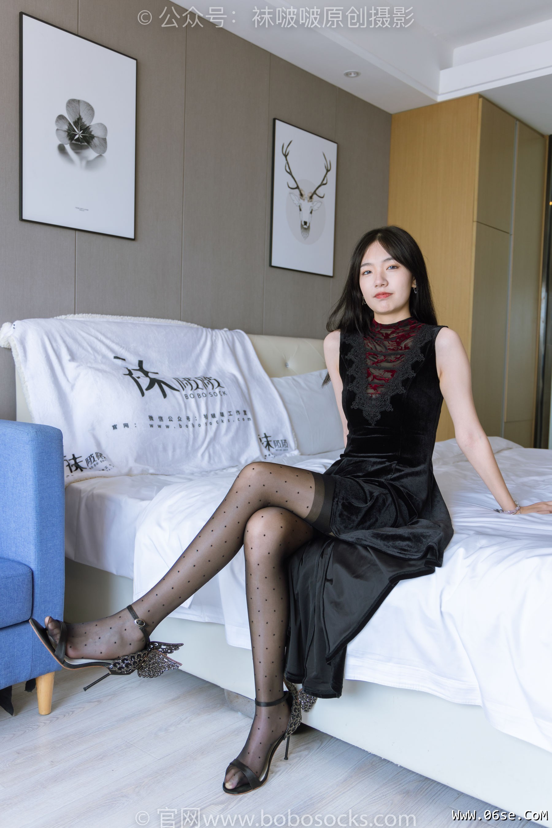 图片[13]-BoBoSocks袜啵啵 No.175 小甜豆-高跟鞋、黑丝 脚尖透明款[140P]-六色网