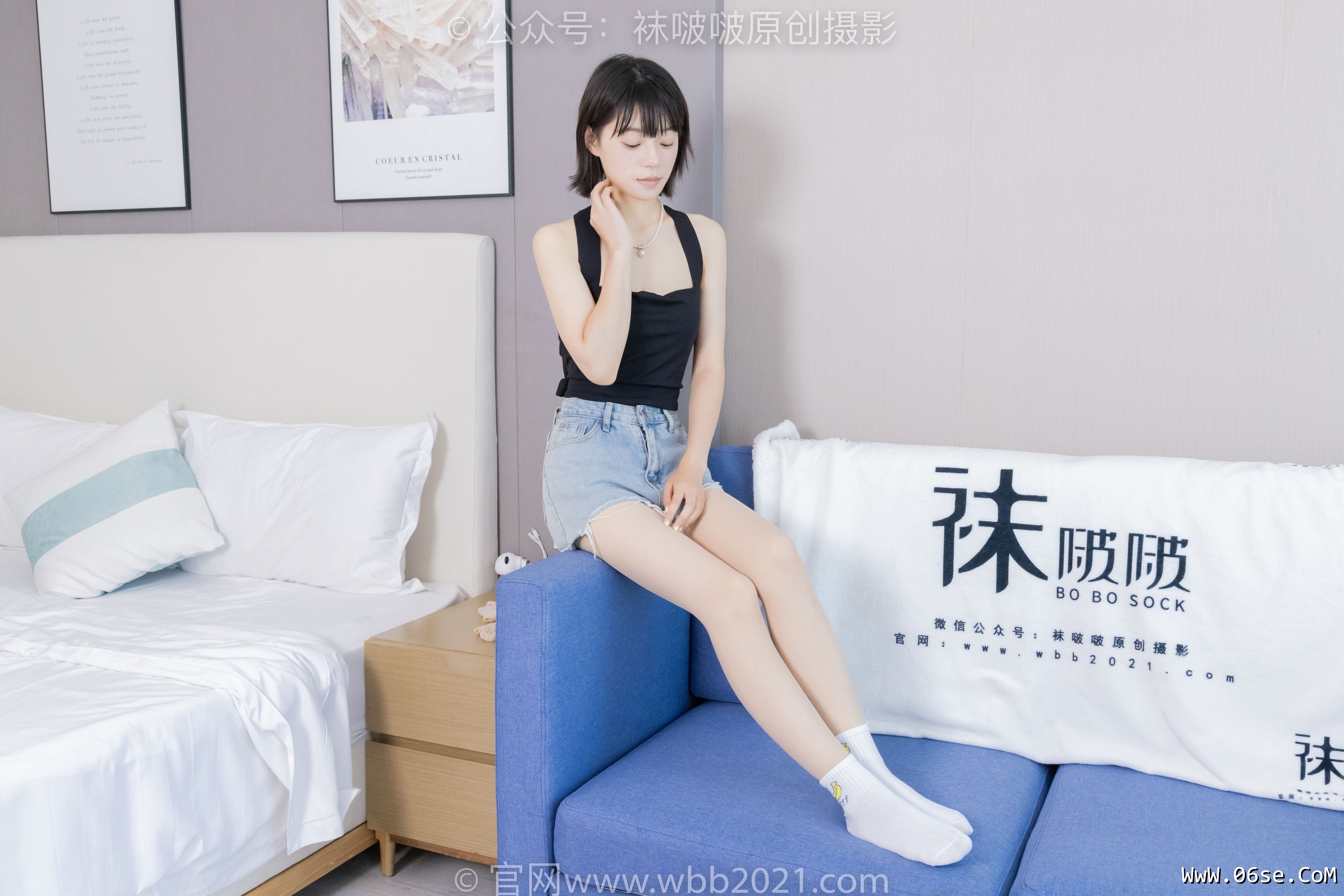 图片[88]-BoBoSocks袜啵啵 No.422 糯米 -长靴、白棉袜、肉丝[140P]-六色网
