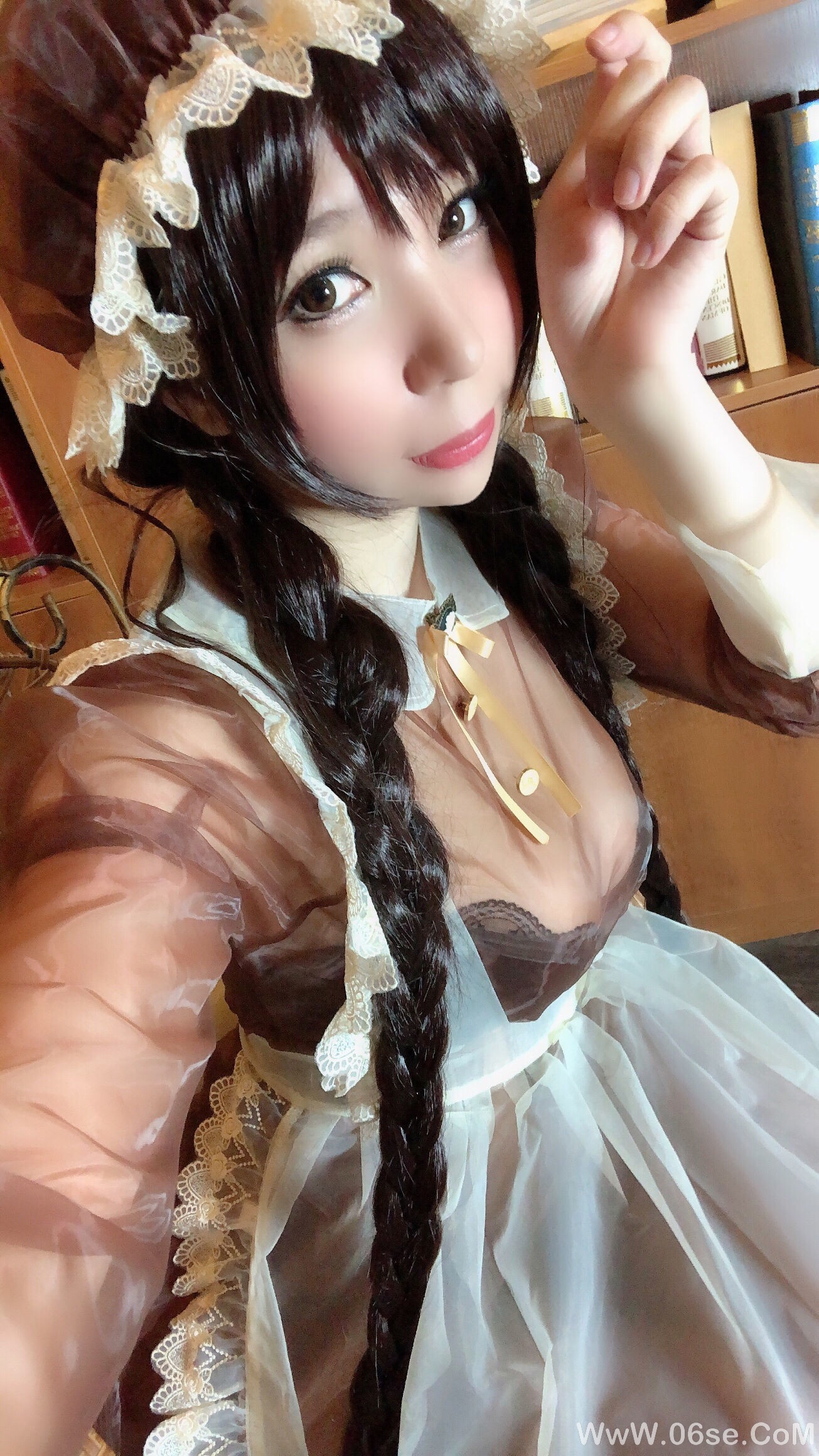 图片[43]-二次元巨乳美女鹿野希 透明女仆[97P]-六色网