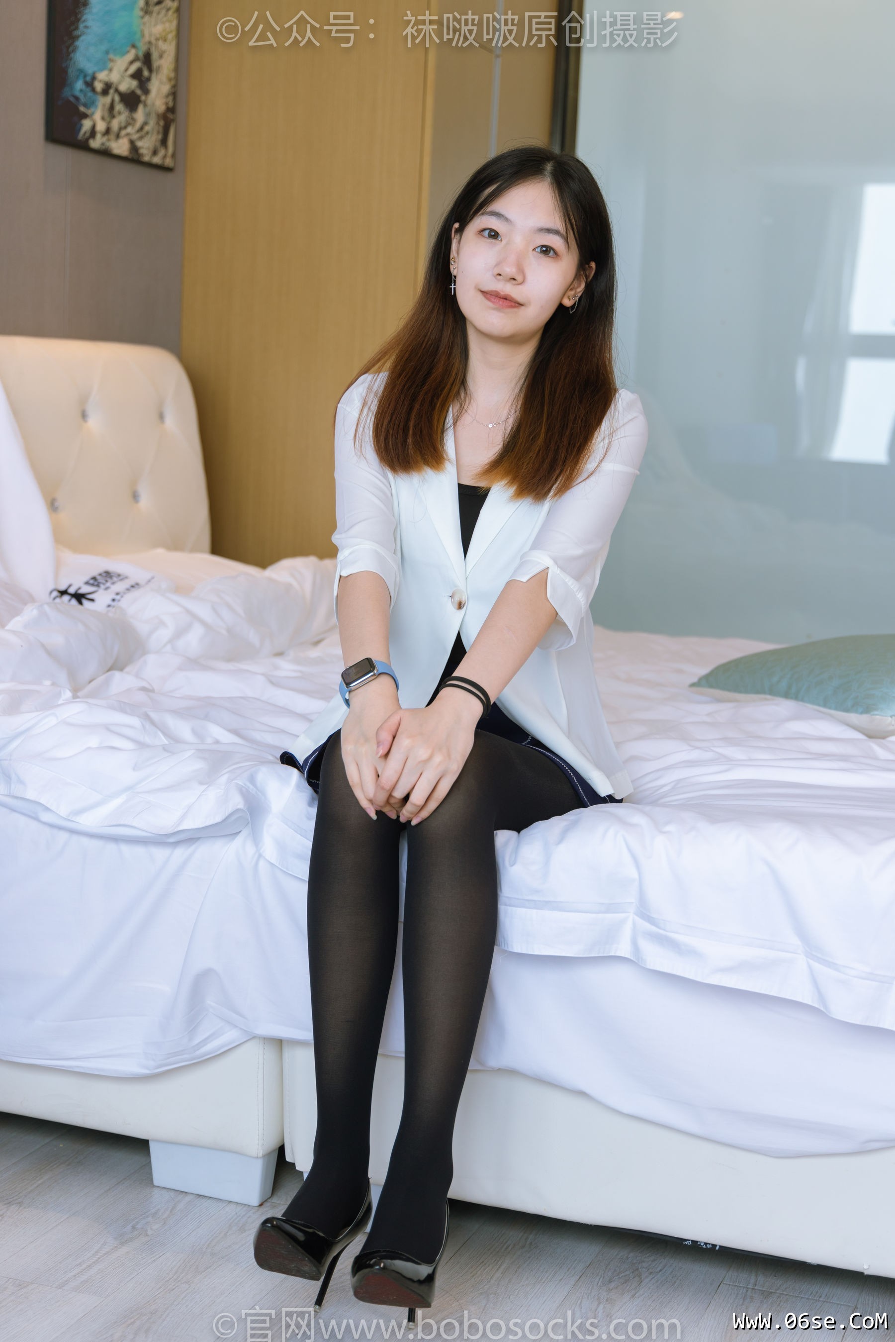 BoBoSocks袜啵啵 No.150 小甜豆-高跟鞋、厚黑丝[140P]-六色网