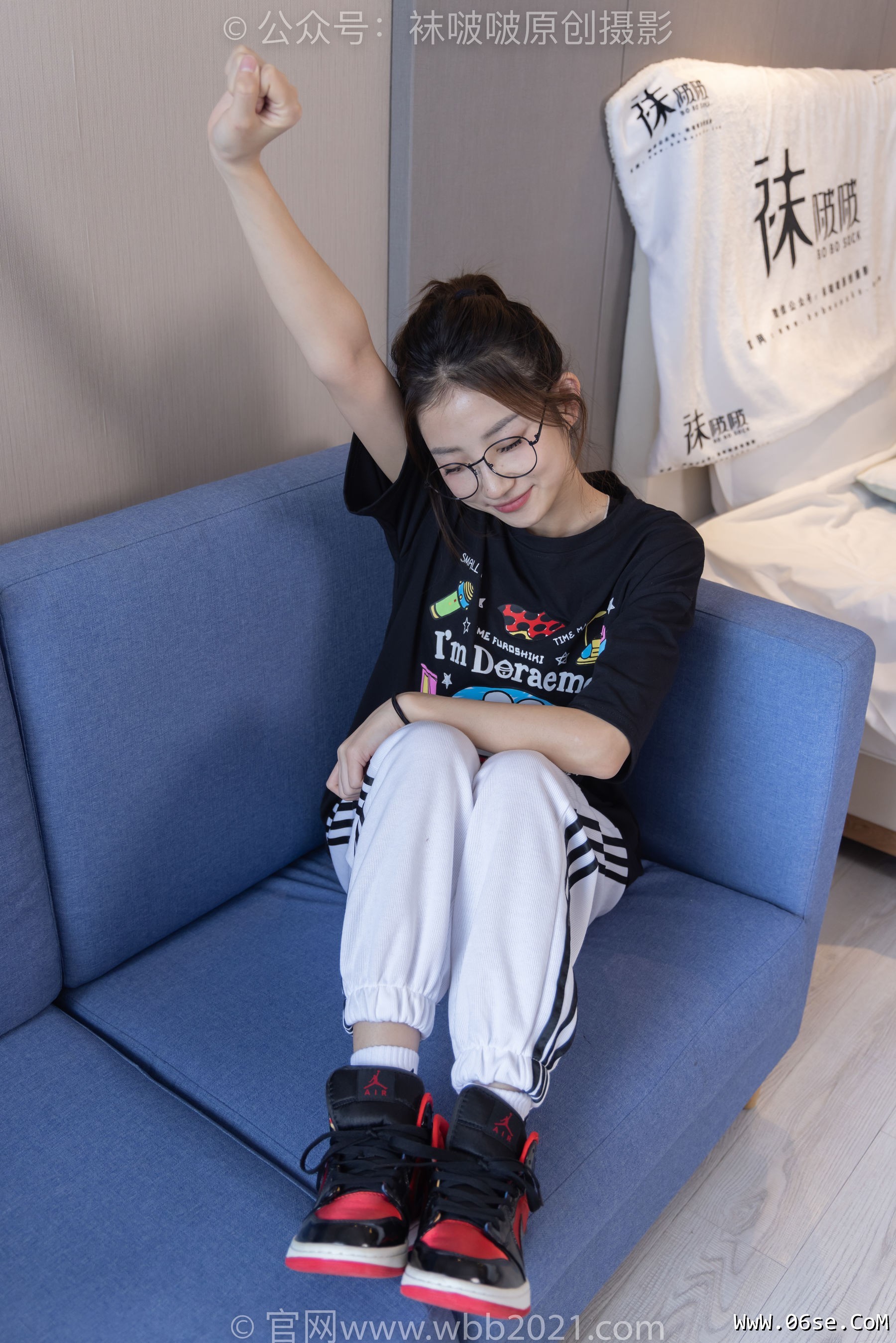 图片[74]-BoBoSocks袜啵啵 No.382 小沫 -板鞋、白棉袜[143P]-六色网