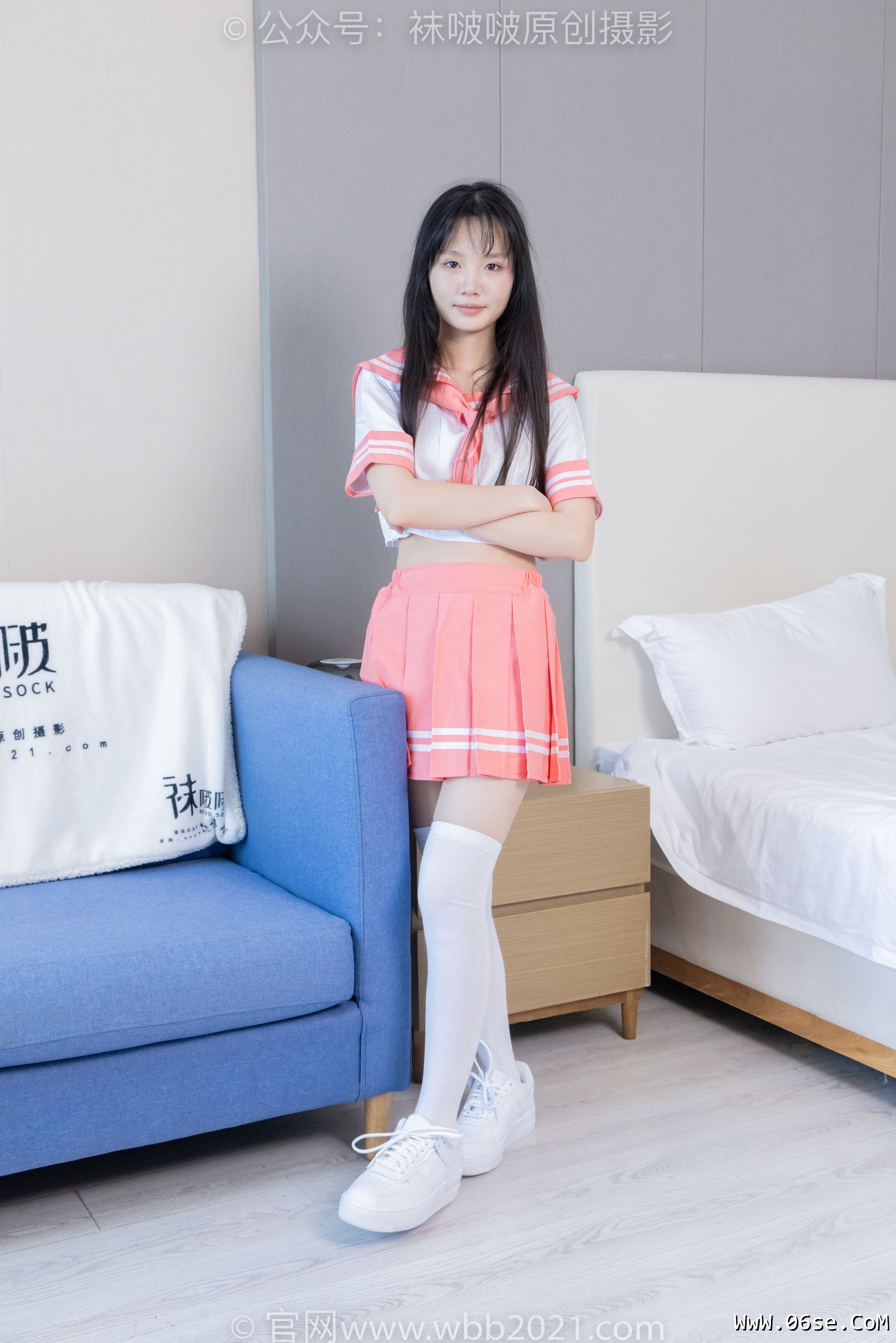 图片[83]-BoBoSocks袜啵啵 No.429 甜甜圈 -板鞋、白棉袜、过膝白棉袜[159P]-六色网