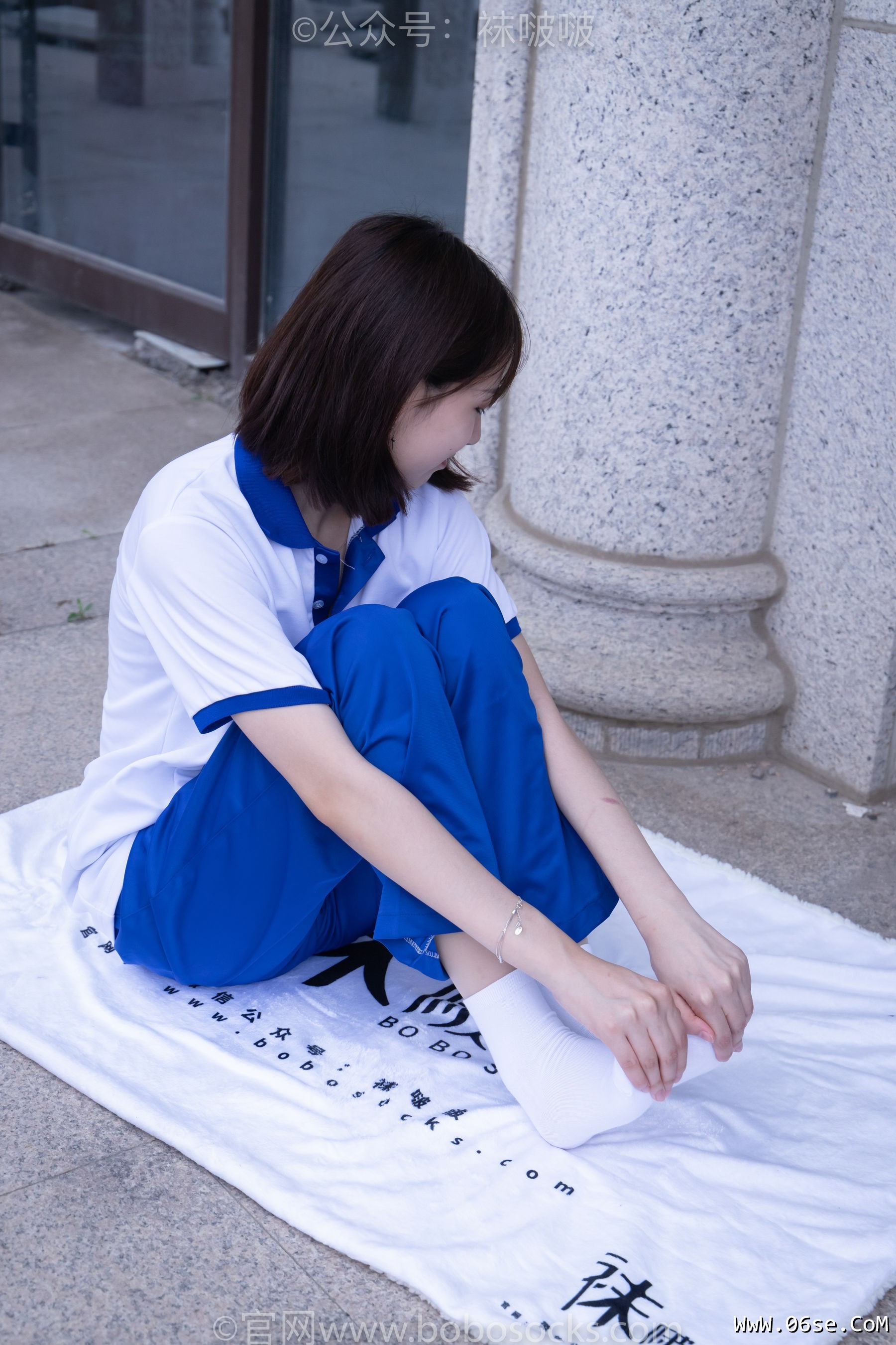 图片[53]-BoBoSocks袜啵啵 No.022 小甜豆-校服、贝壳头、白棉袜、肉丝[140P]-六色网