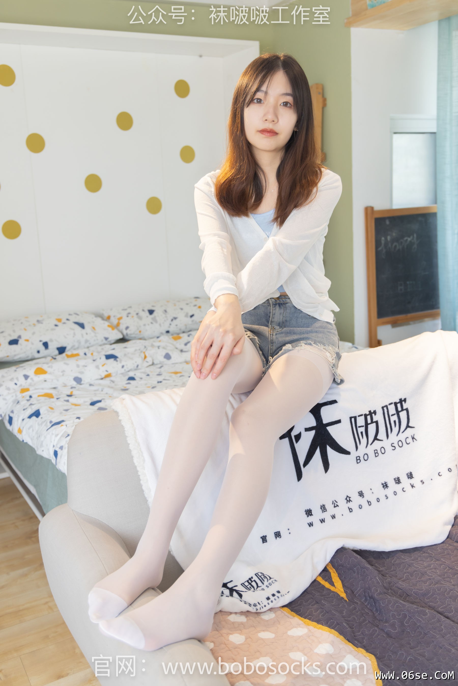 图片[129]-BoBoSocks袜啵啵 No.102 小甜豆-板鞋、白丝[140P]-六色网