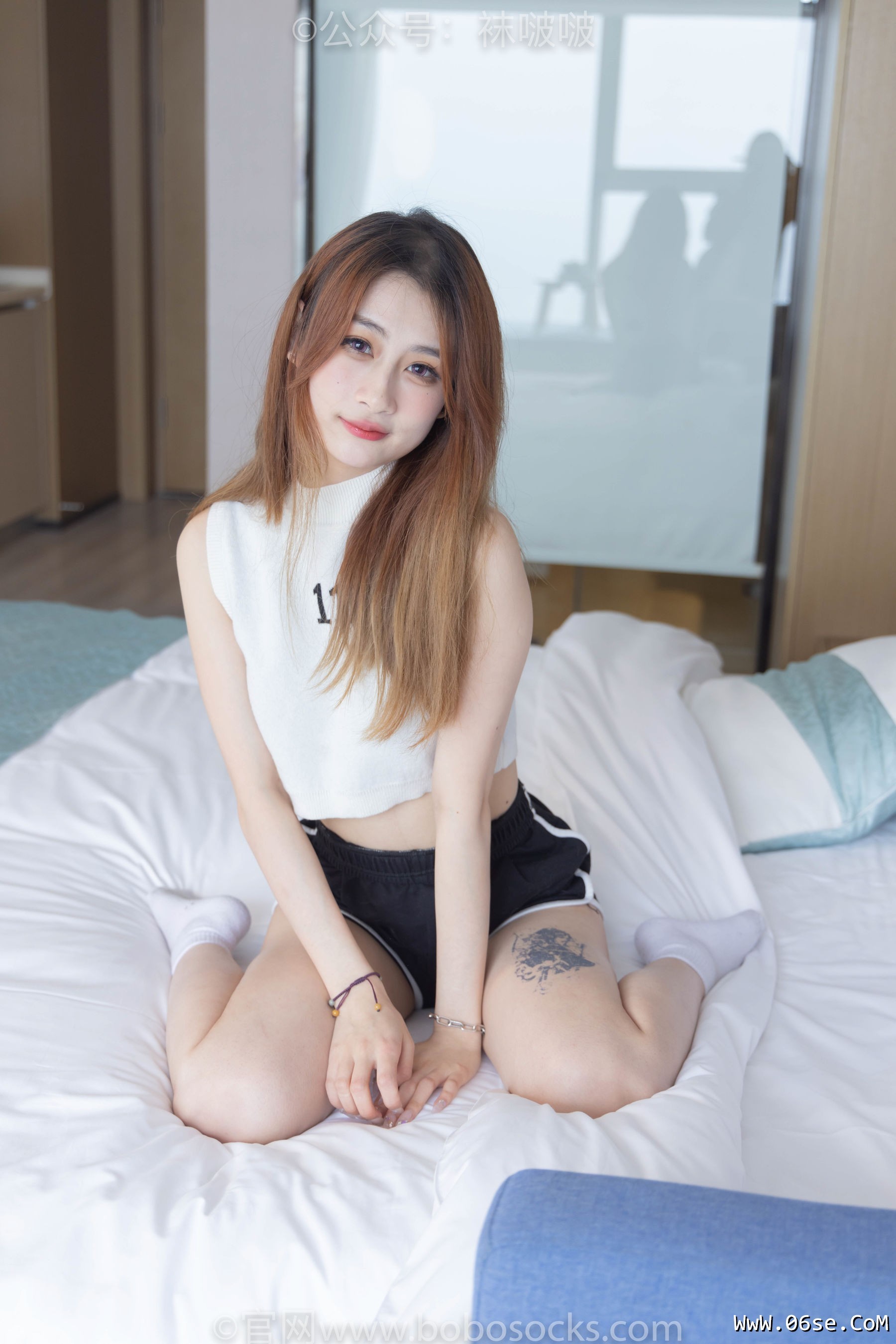 图片[50]-BoBoSocks袜啵啵 No.084 苏苏-运动鞋、日常所穿白棉袜、裸足[140P]-六色网
