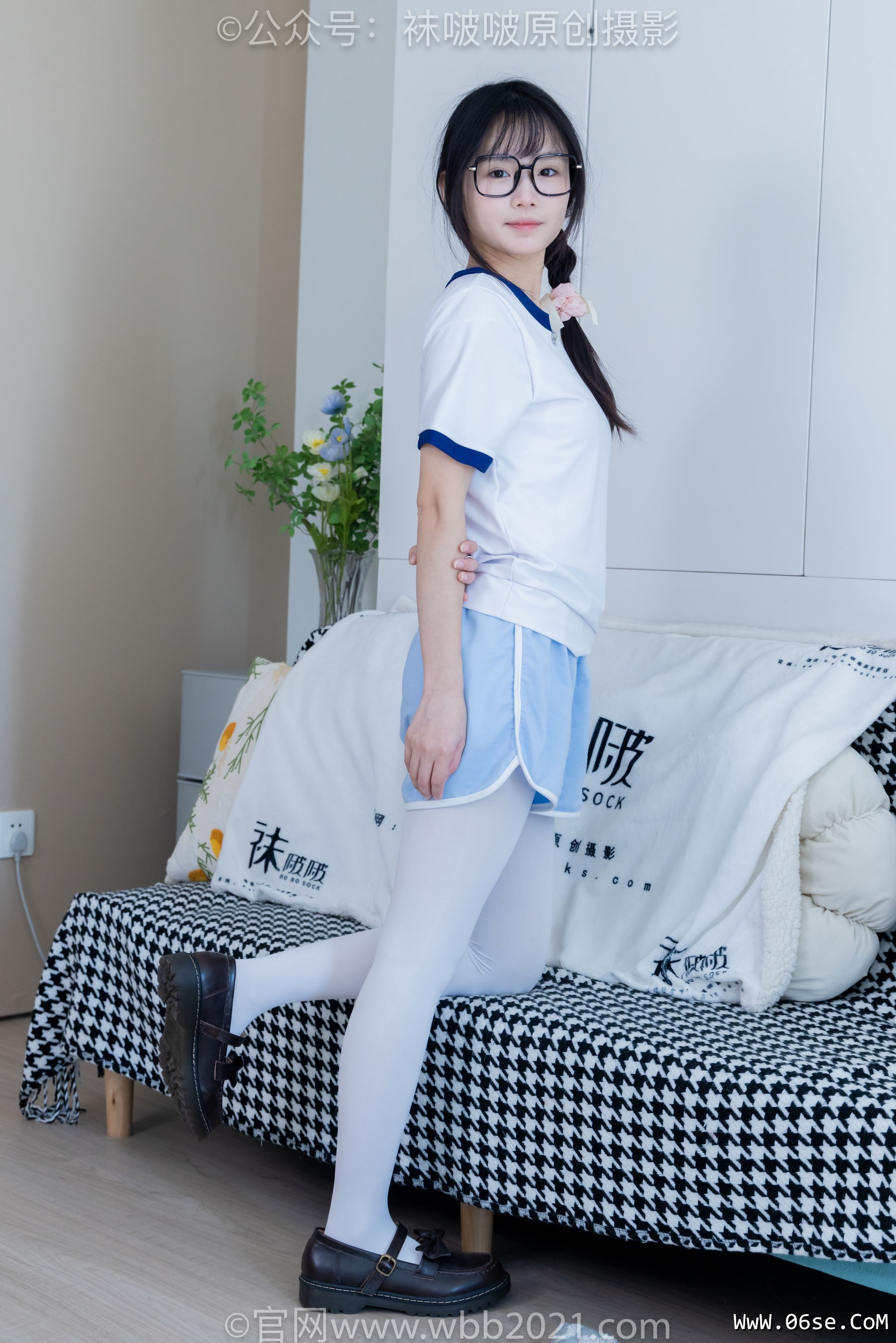 图片[75]-BoBoSocks袜啵啵 No.325 甜甜圈 -皮鞋、厚白丝[145P]-六色网