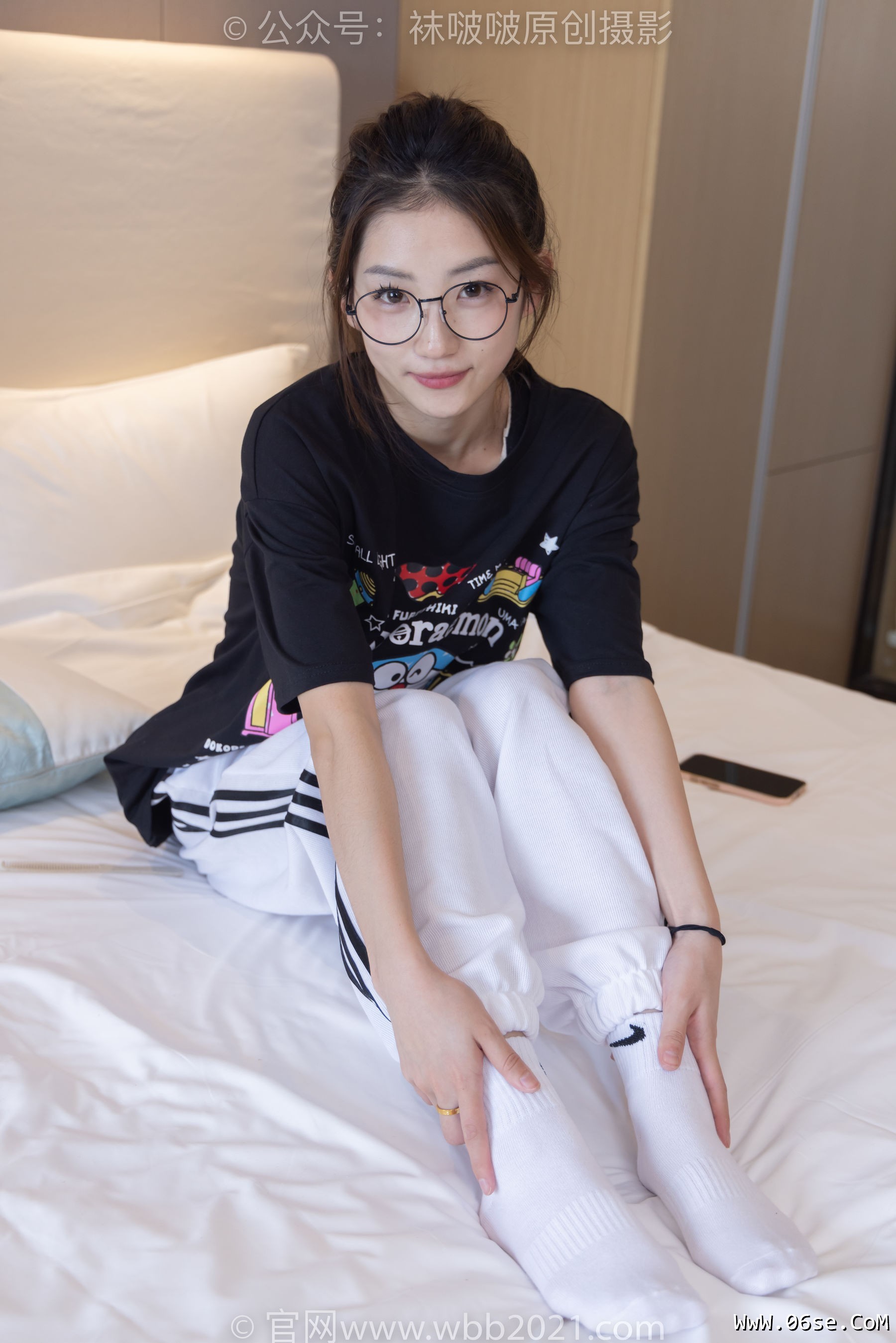 图片[109]-BoBoSocks袜啵啵 No.382 小沫 -板鞋、白棉袜[143P]-六色网