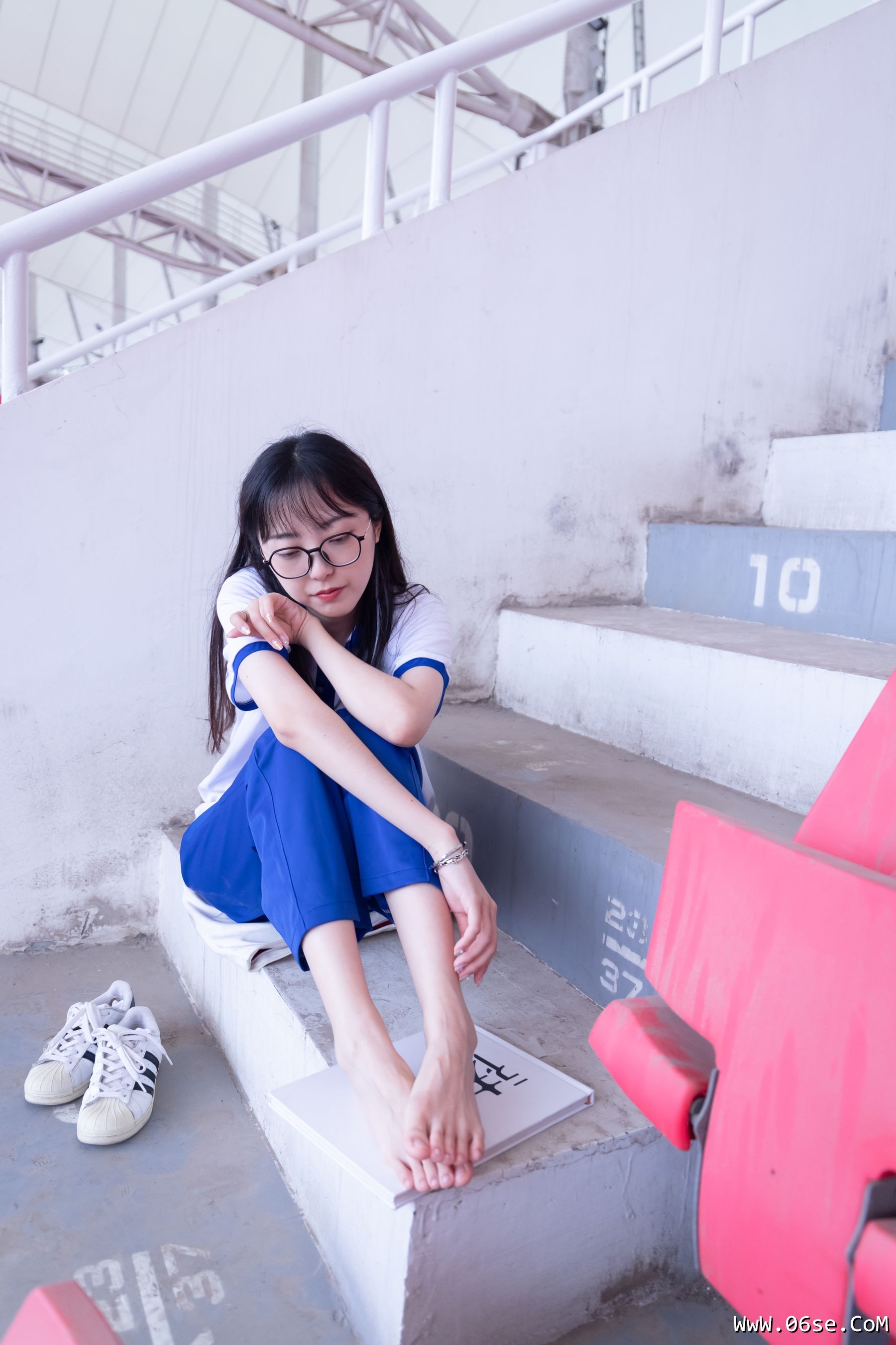 图片[116]-BoBoSocks袜啵啵 No.002 稚予-校服、贝壳头、白棉袜、裸足[139P]-六色网
