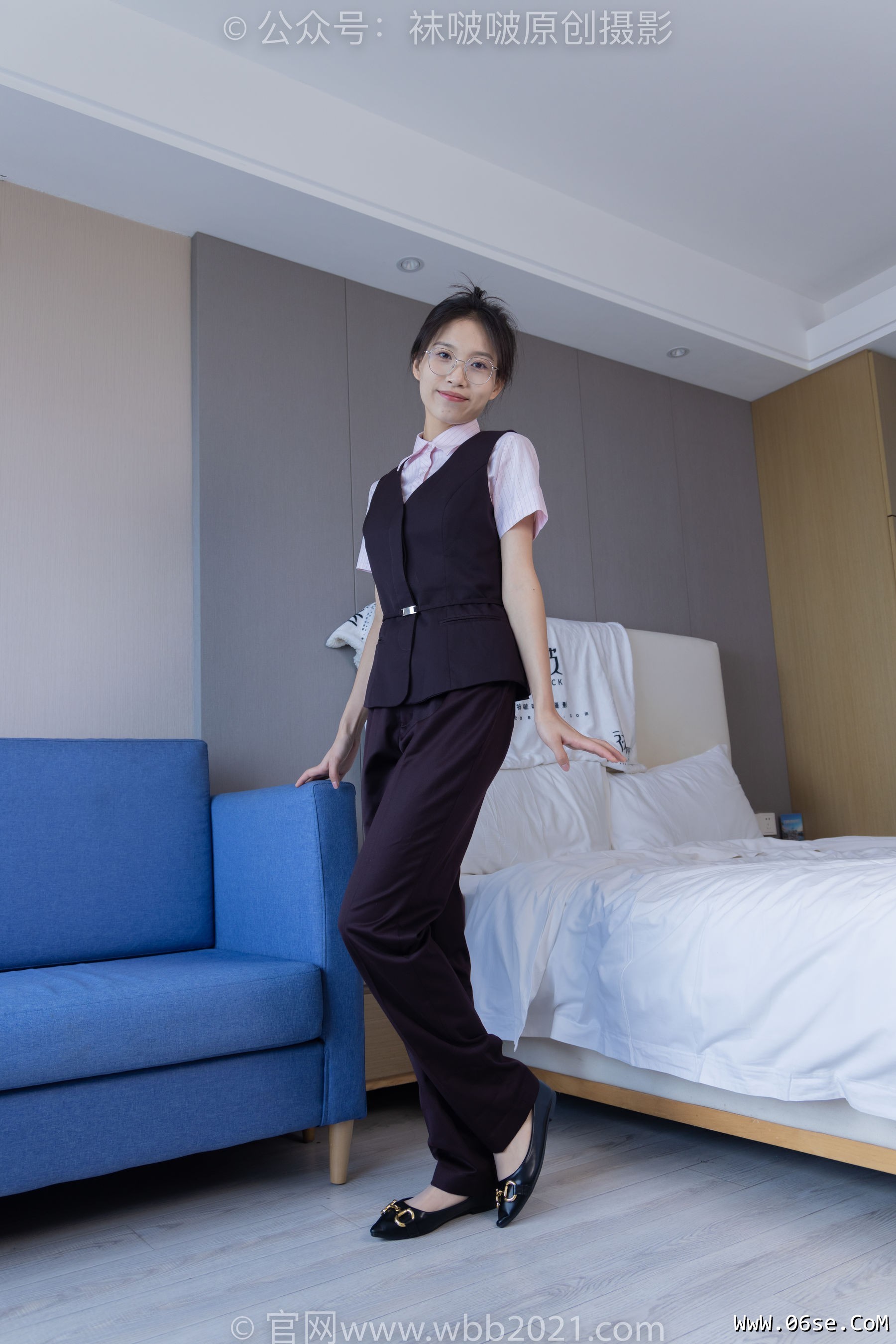 图片[81]-BoBoSocks袜啵啵 No.271 芝士 -平底鞋、短肉丝、银行制服[146P]-六色网