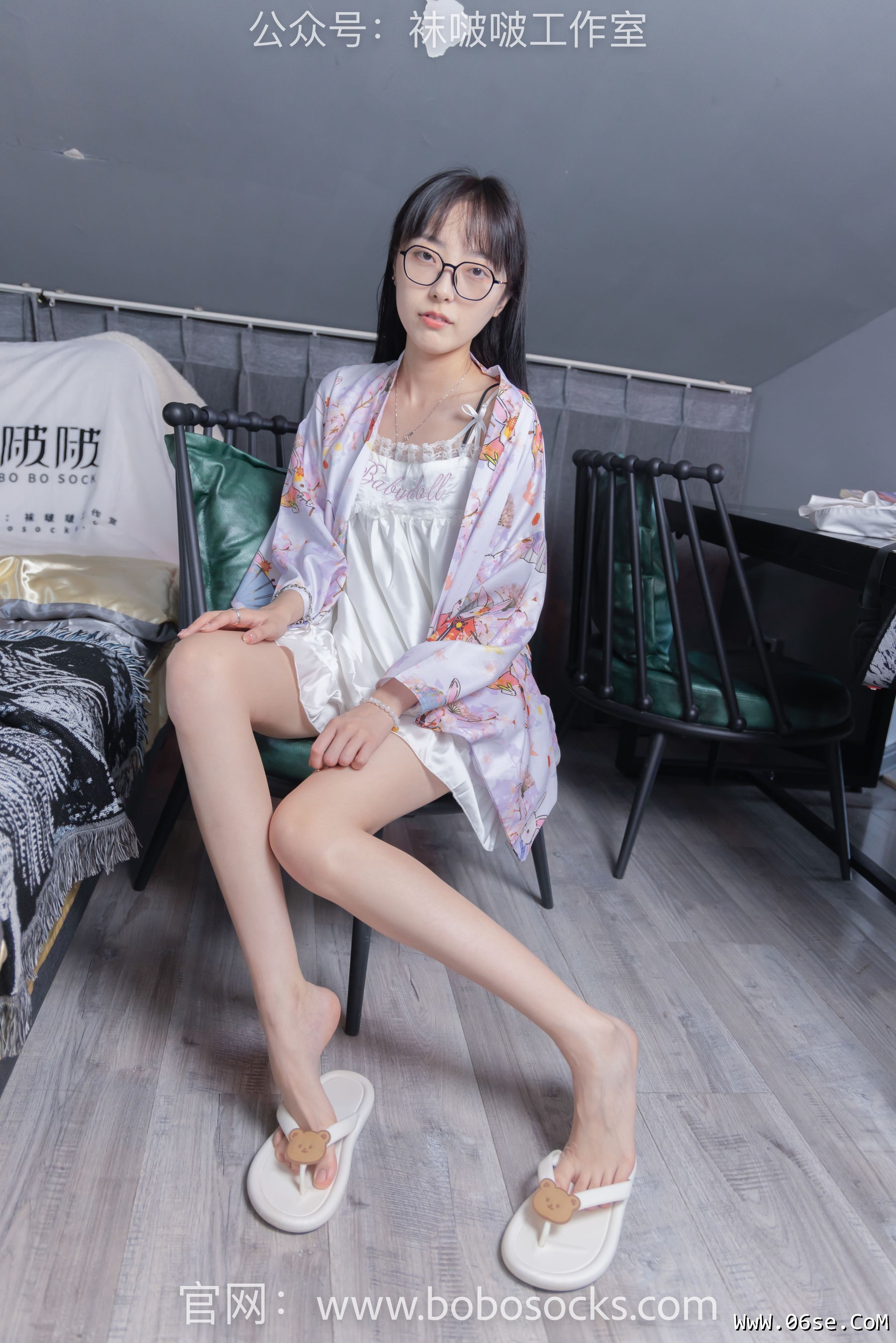 图片[59]-BoBoSocks袜啵啵 No.112 稚予-人字拖、肉丝、裸足[140P]-六色网