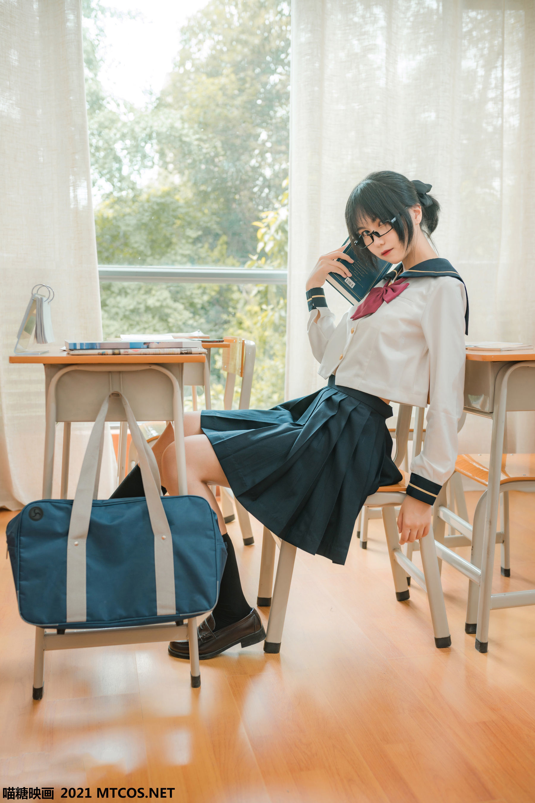 图片[11]-喵糖映画 VOL.459 慵懒的JK [29P]-六色网
