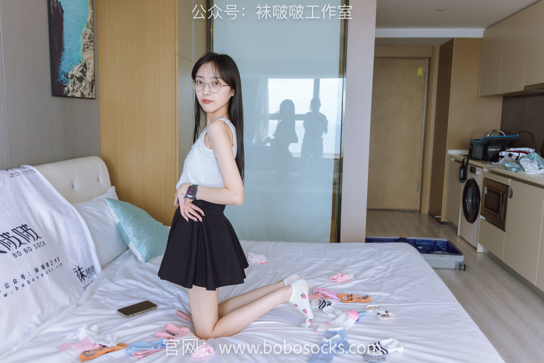 图片[94]-BoBoSocks袜啵啵 No.127 稚予-麦昆板鞋、两双自然穿旧棉袜、裸足[139P]-六色网