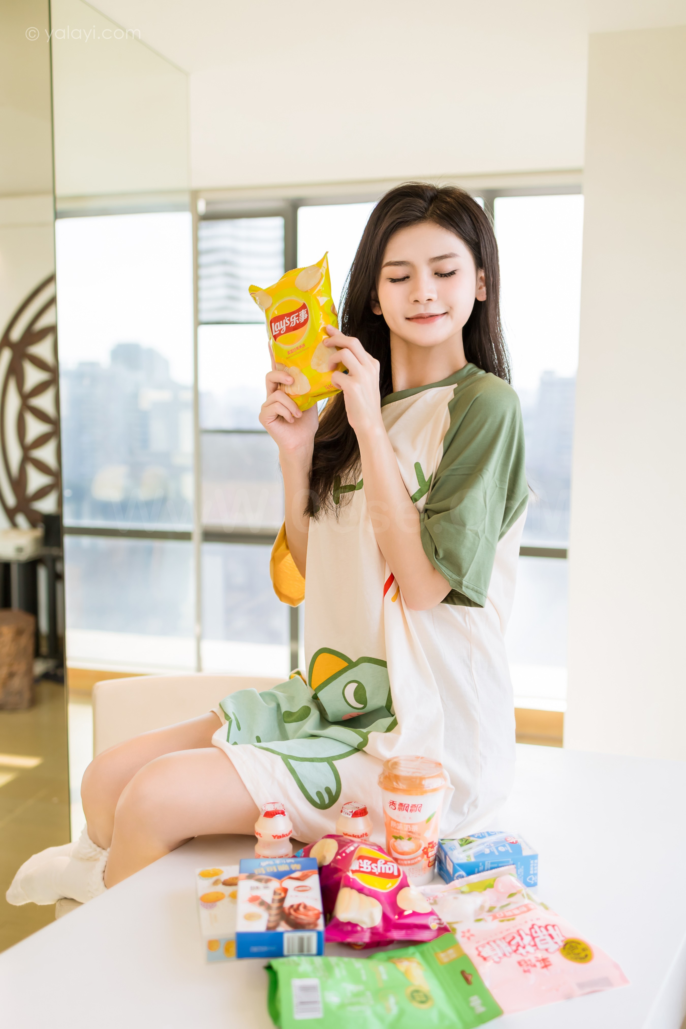 图片[3]-雅拉伊 – 若婷《小恐龙睡衣》[41P]-六色网