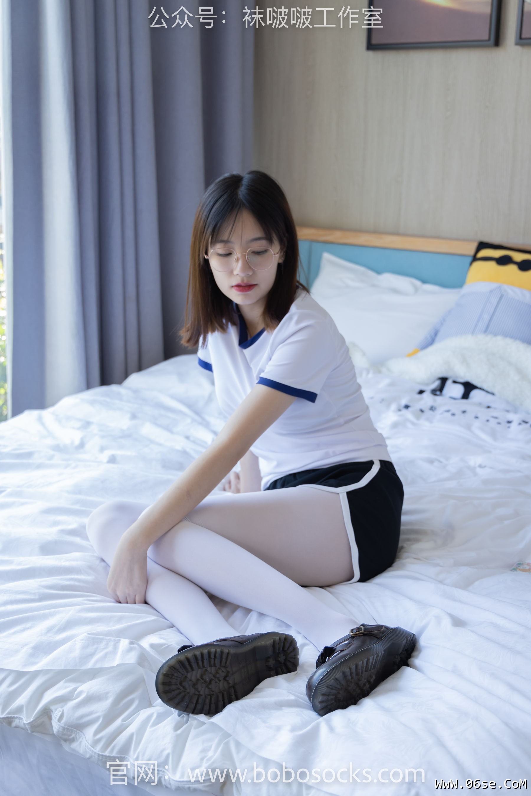 图片[36]-BoBoSocks袜啵啵 No.108 小甜豆-皮鞋、厚白丝、踩奶油蛋糕剧情[137P]-六色网