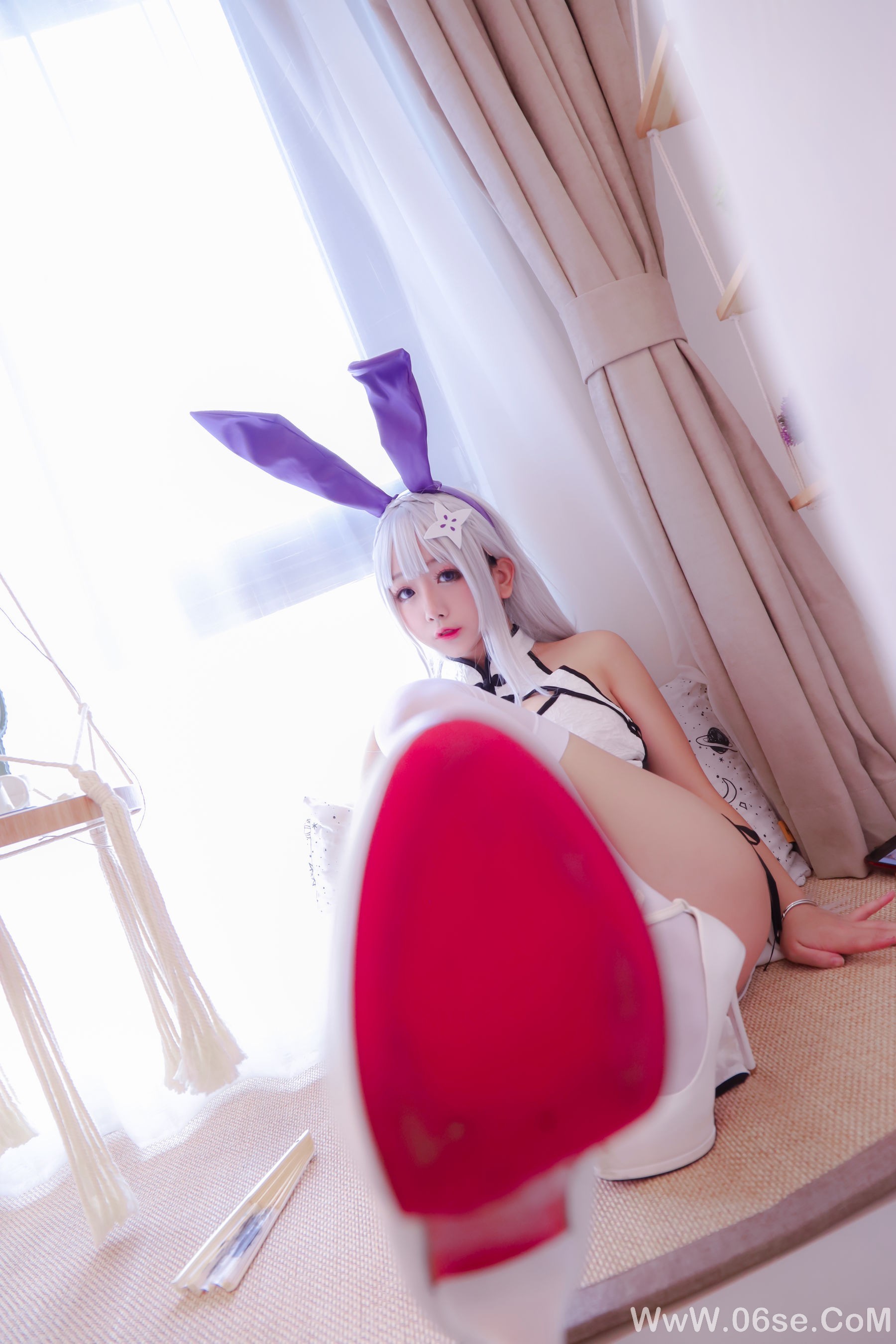 图片[9]-Cosplay日奈娇 白旗袍[42P]-六色网