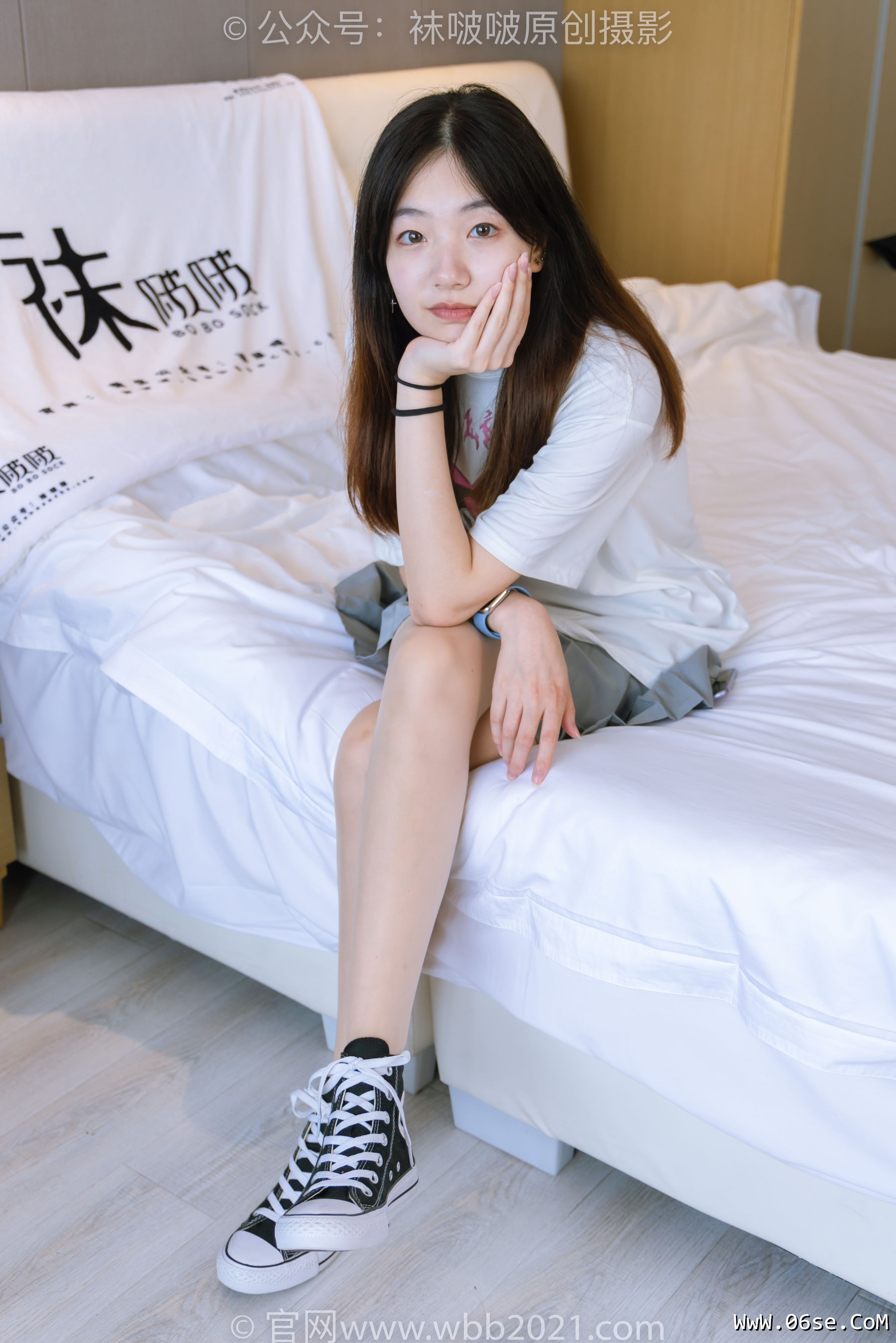 图片[97]-BoBoSocks袜啵啵 No.405 小甜豆 -匡威板鞋、肉丝[140P]-六色网