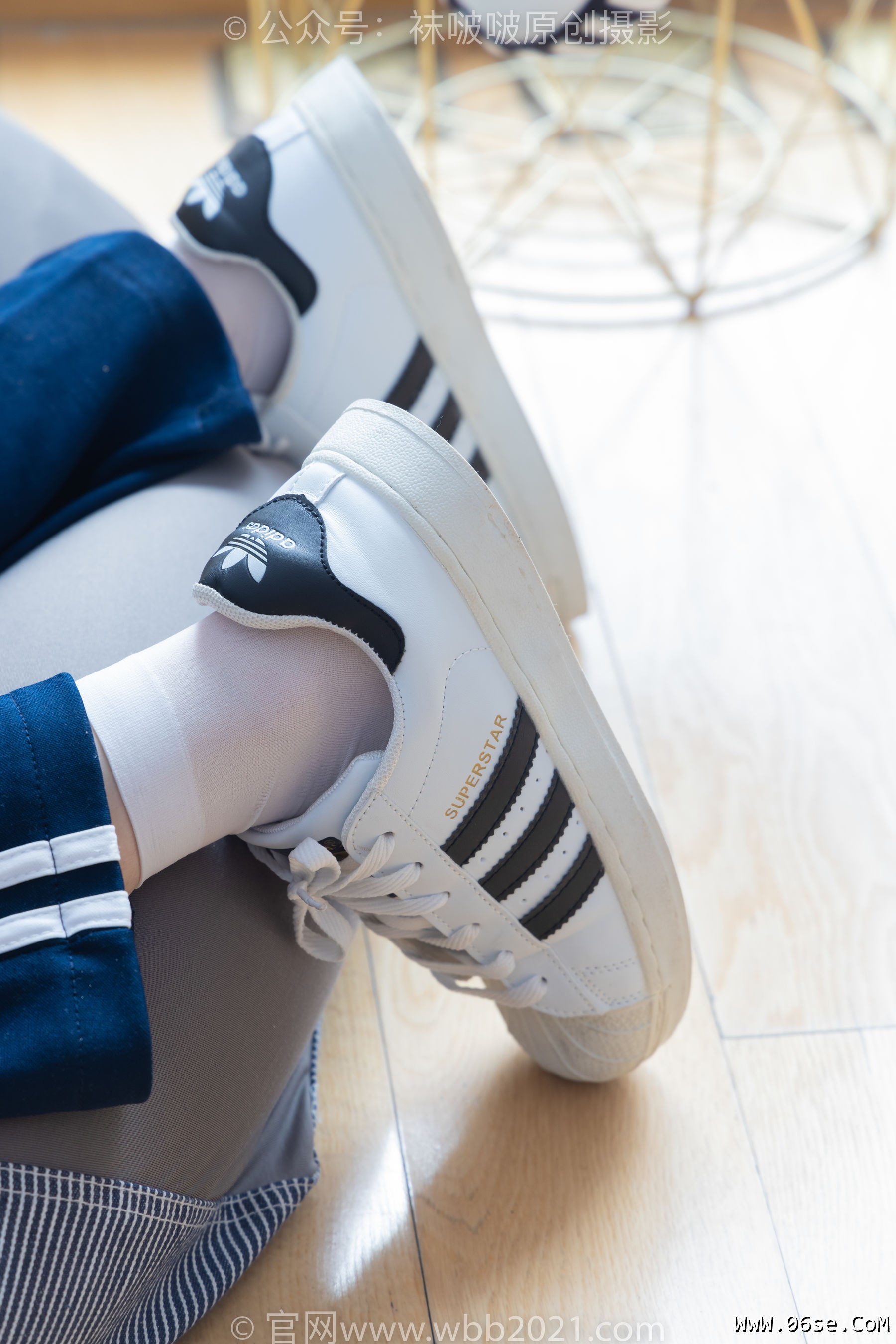 图片[55]-BoBoSocks袜啵啵 No.366 甜甜圈 -三双板鞋、白棉袜、短白丝[150P]-六色网
