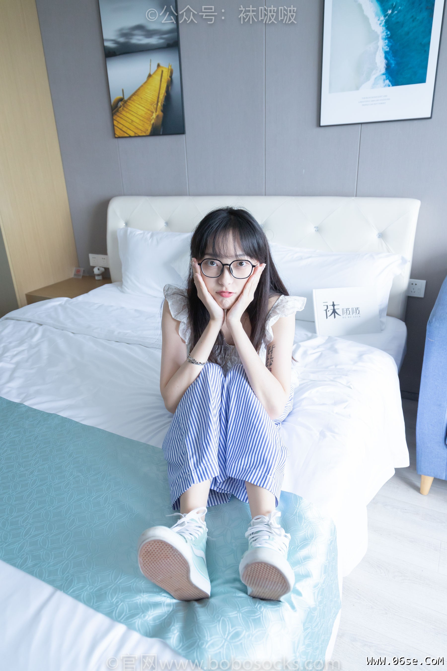 图片[31]-BoBoSocks袜啵啵 No.027 稚予- vans、白色棉袜、肉丝[136P]-六色网