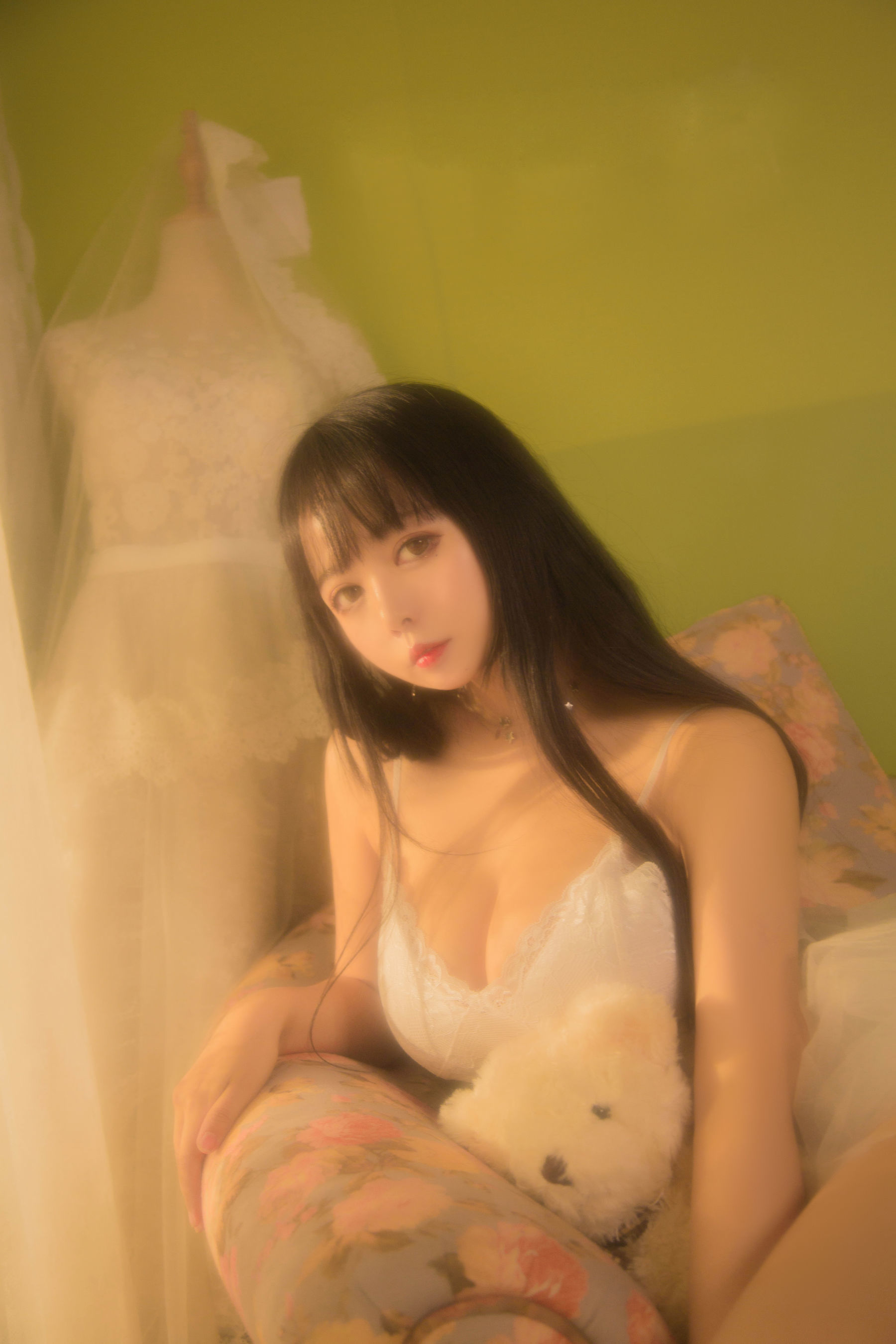 图片[25]-大眼萌妹黑猫猫OvO 少女写真[26P]-六色网
