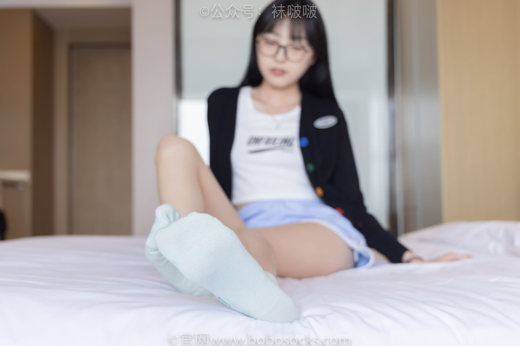 图片[47]-BoBoSocks袜啵啵 No.081 稚予- AJ、浅黄色短棉袜、浅蓝色短棉袜、裸足[145P]-六色网