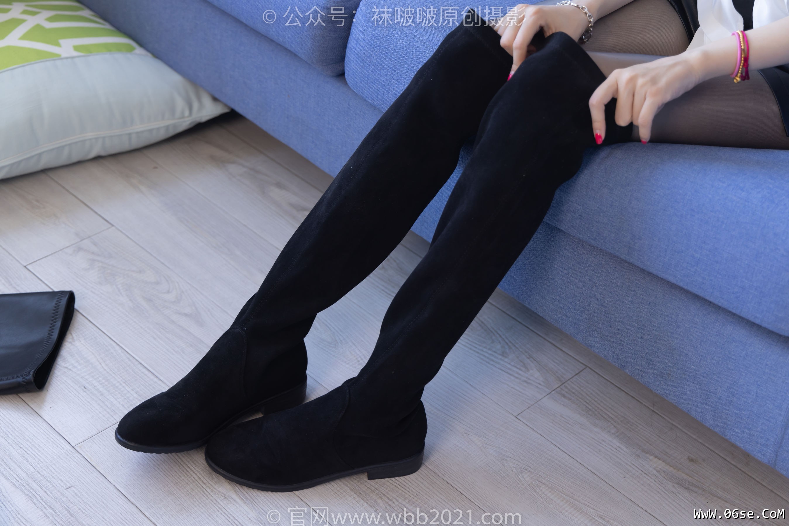图片[142]-BoBoSocks袜啵啵 No.259 稚予 -两双长靴、油亮黑丝[149P]-六色网