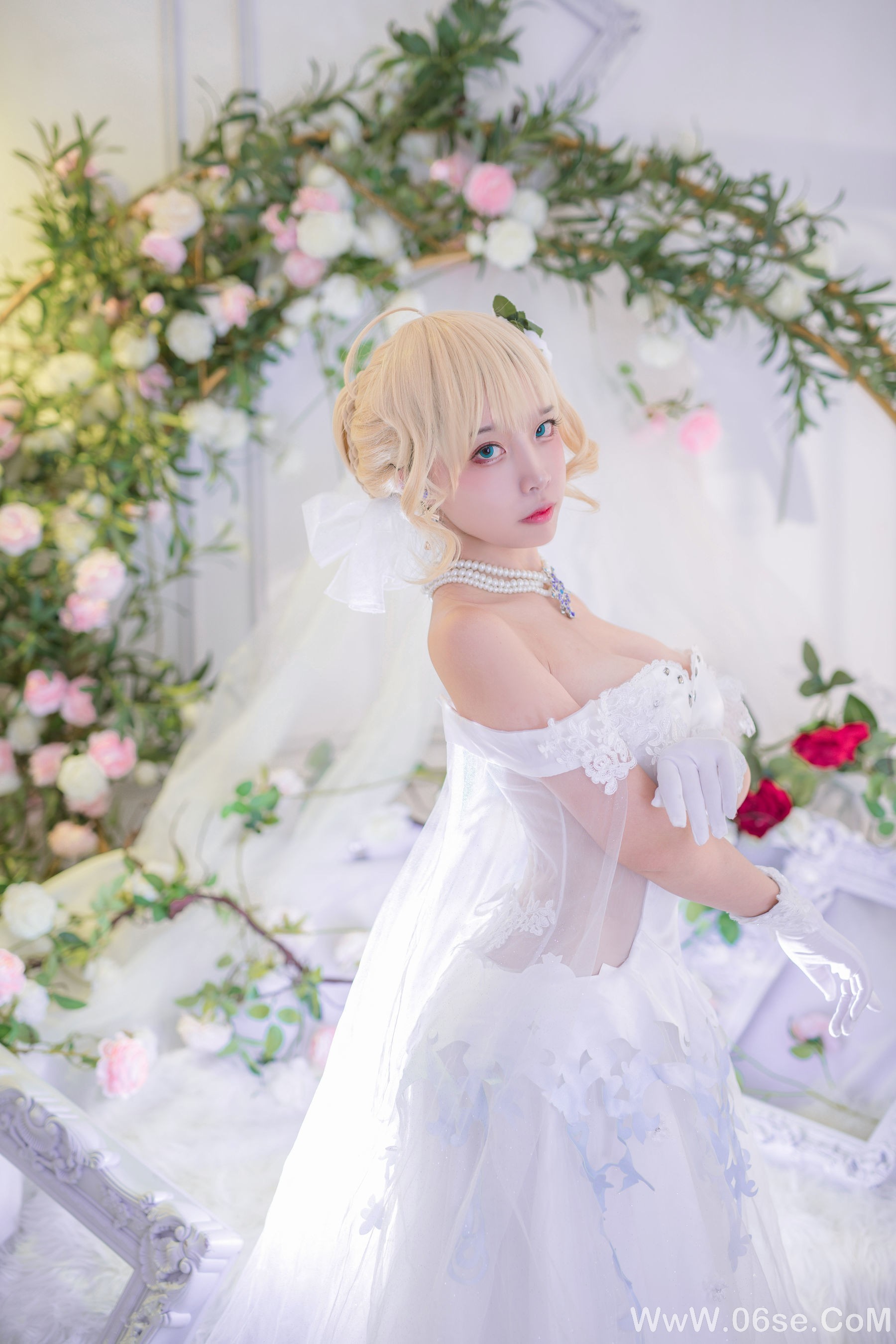 图片[9]-人气Coser二佐Nisa 花嫁[30P]-六色网