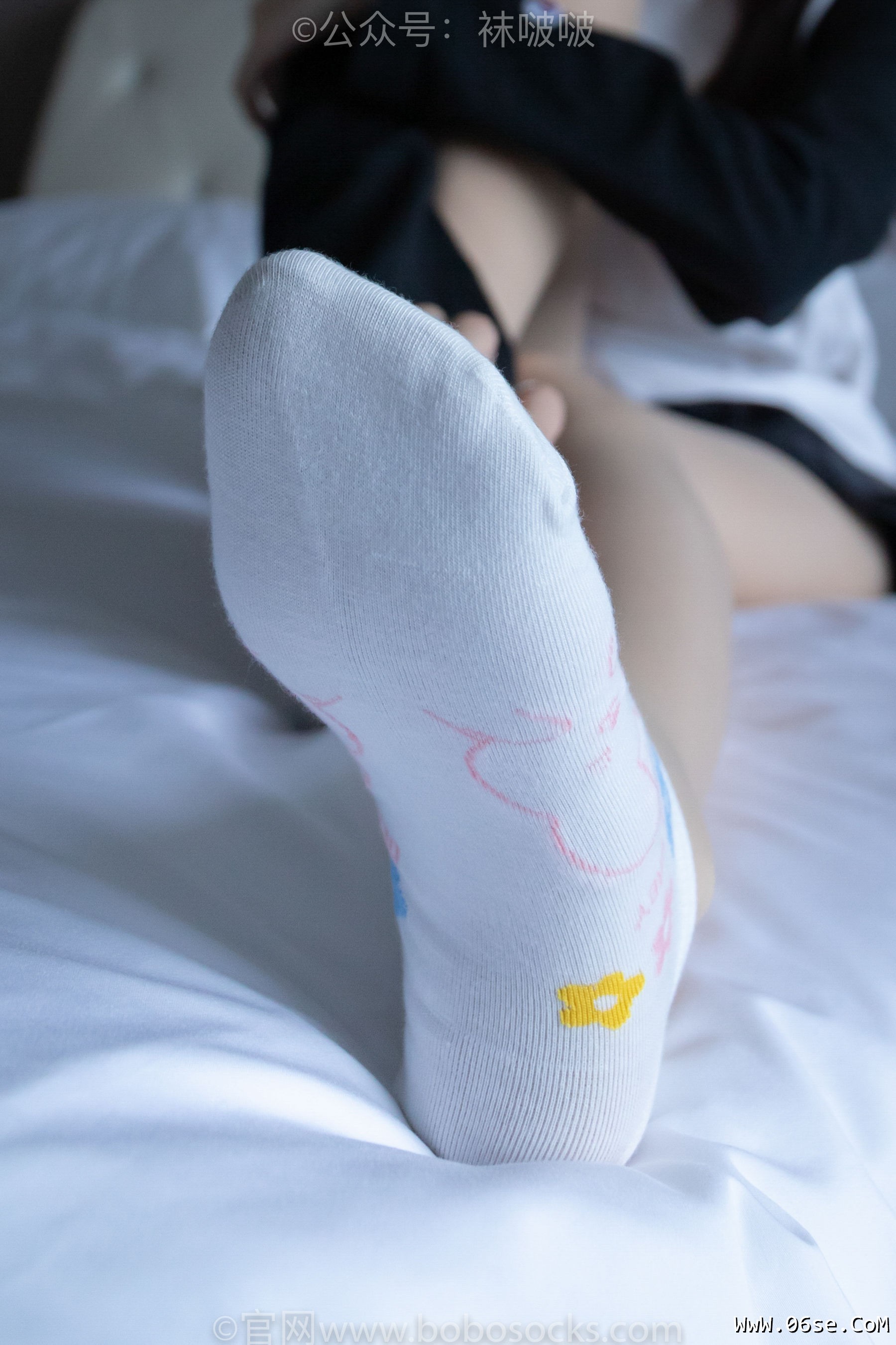 图片[65]-BoBoSocks袜啵啵 No.015 稚予-阿迪板鞋、白色短棉袜、肉丝[148P]-六色网