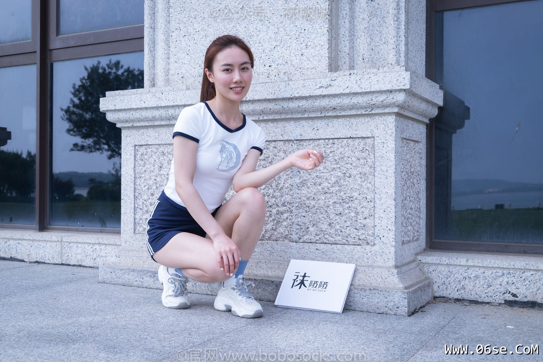 图片[16]-BoBoSocks袜啵啵 No.028 小米-运动鞋、白棉袜、裸足[133P]-六色网