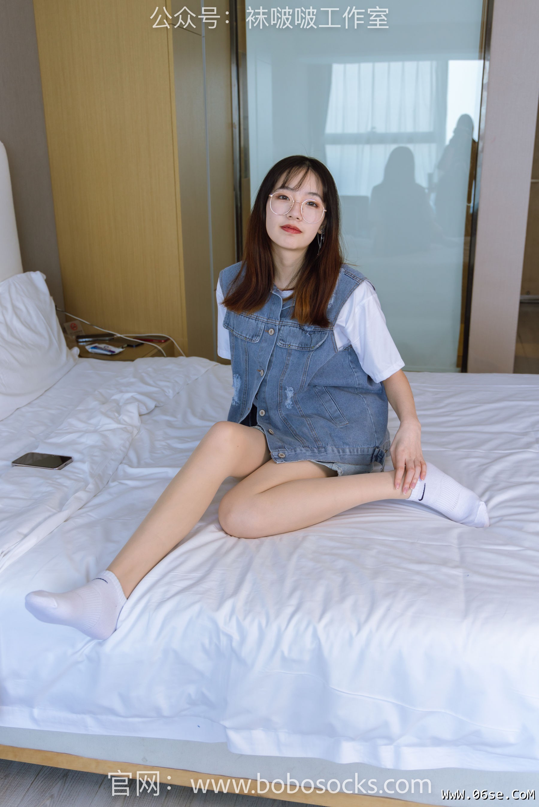 图片[121]-BoBoSocks袜啵啵 No.123 小甜豆-板鞋、白棉袜、肉丝[140P]-六色网