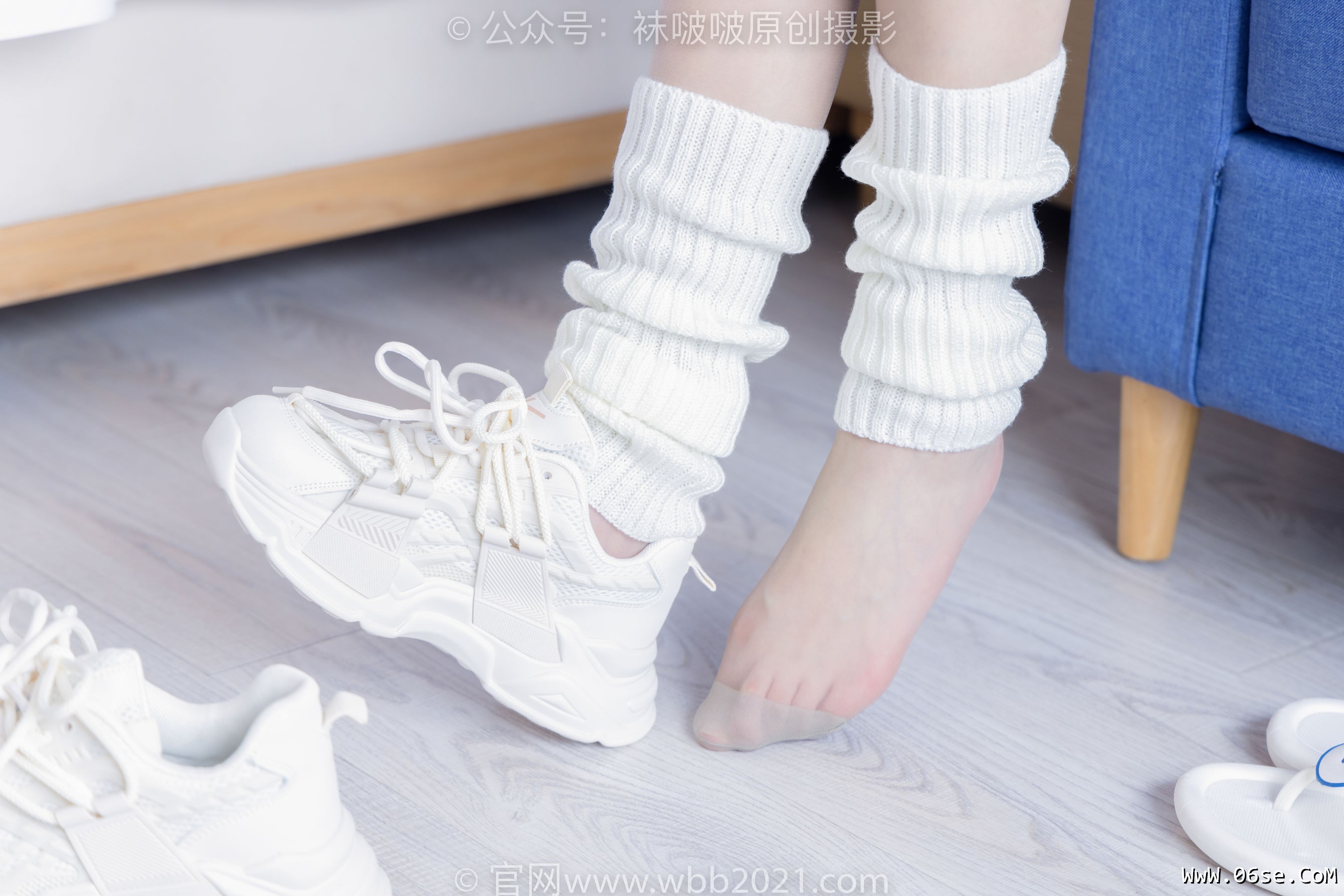 图片[133]-BoBoSocks袜啵啵 No.305 小甜豆 -运动鞋、人字拖、袜套、油亮白丝[140P]-六色网