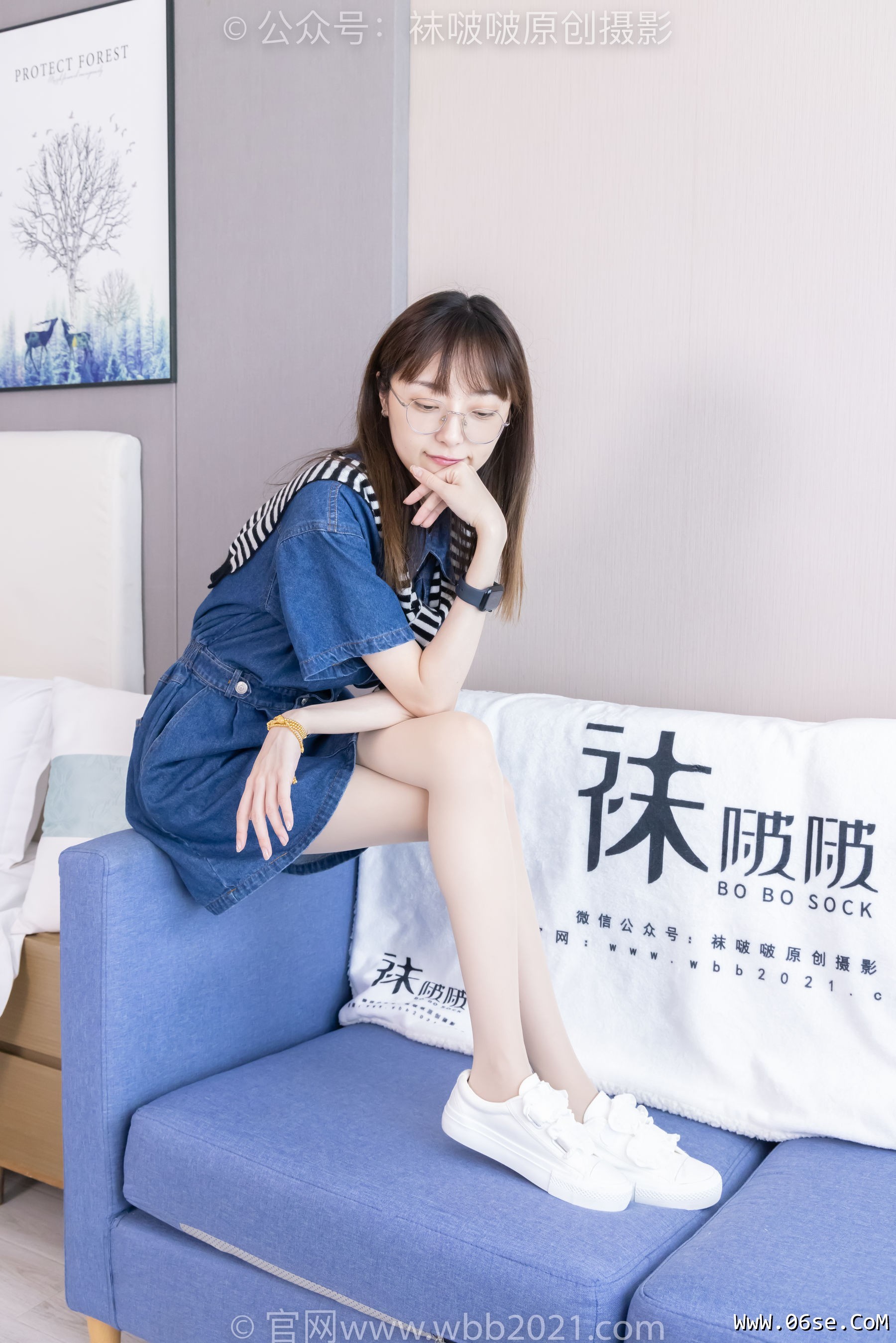 图片[31]-BoBoSocks袜啵啵 No.435 稚予 -板鞋、运动鞋、白丝、肉丝[150P]-六色网