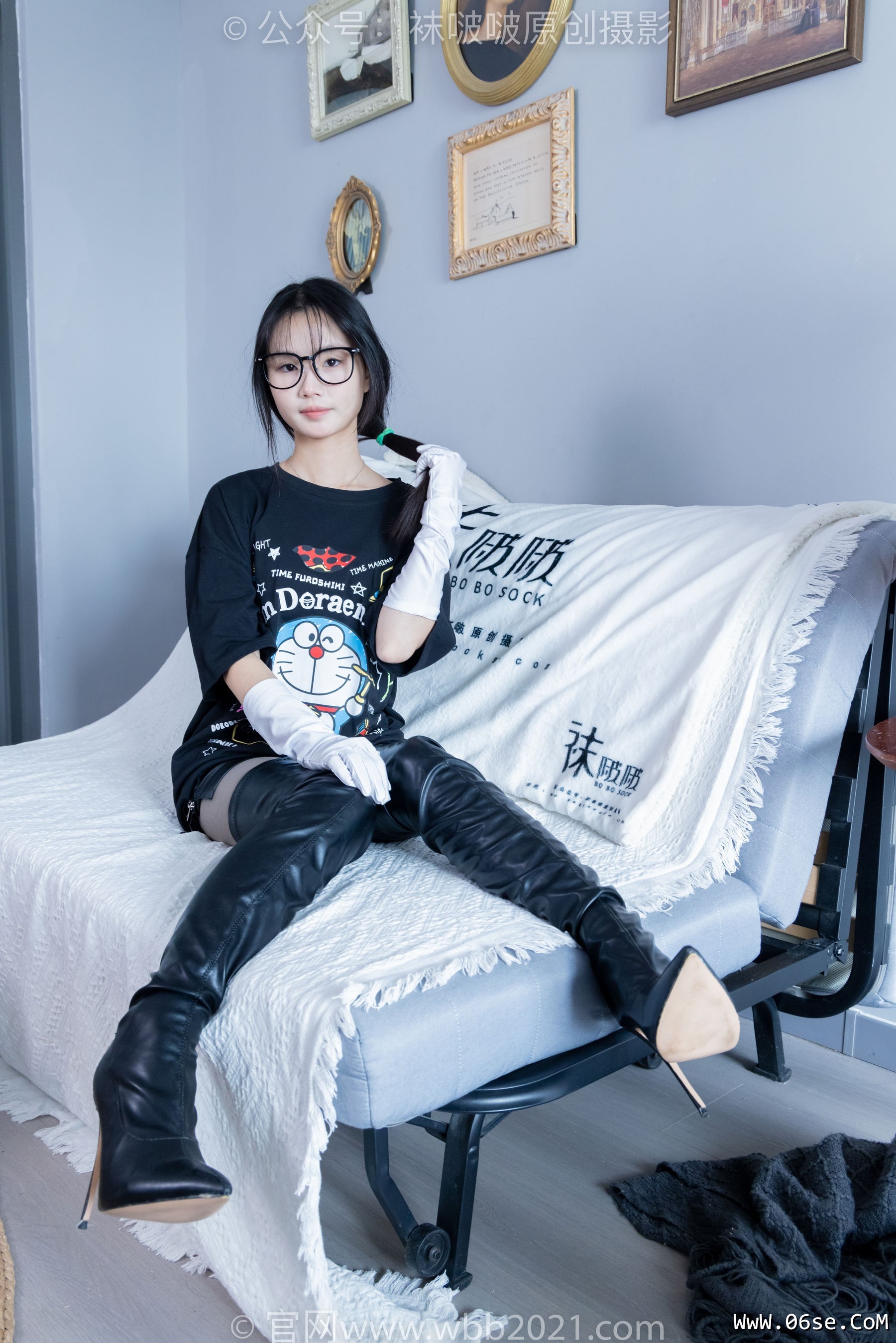 图片[75]-BoBoSocks袜啵啵 No.343 甜甜圈 -高跟长靴、黑丝打底、肉丝[150P]-六色网