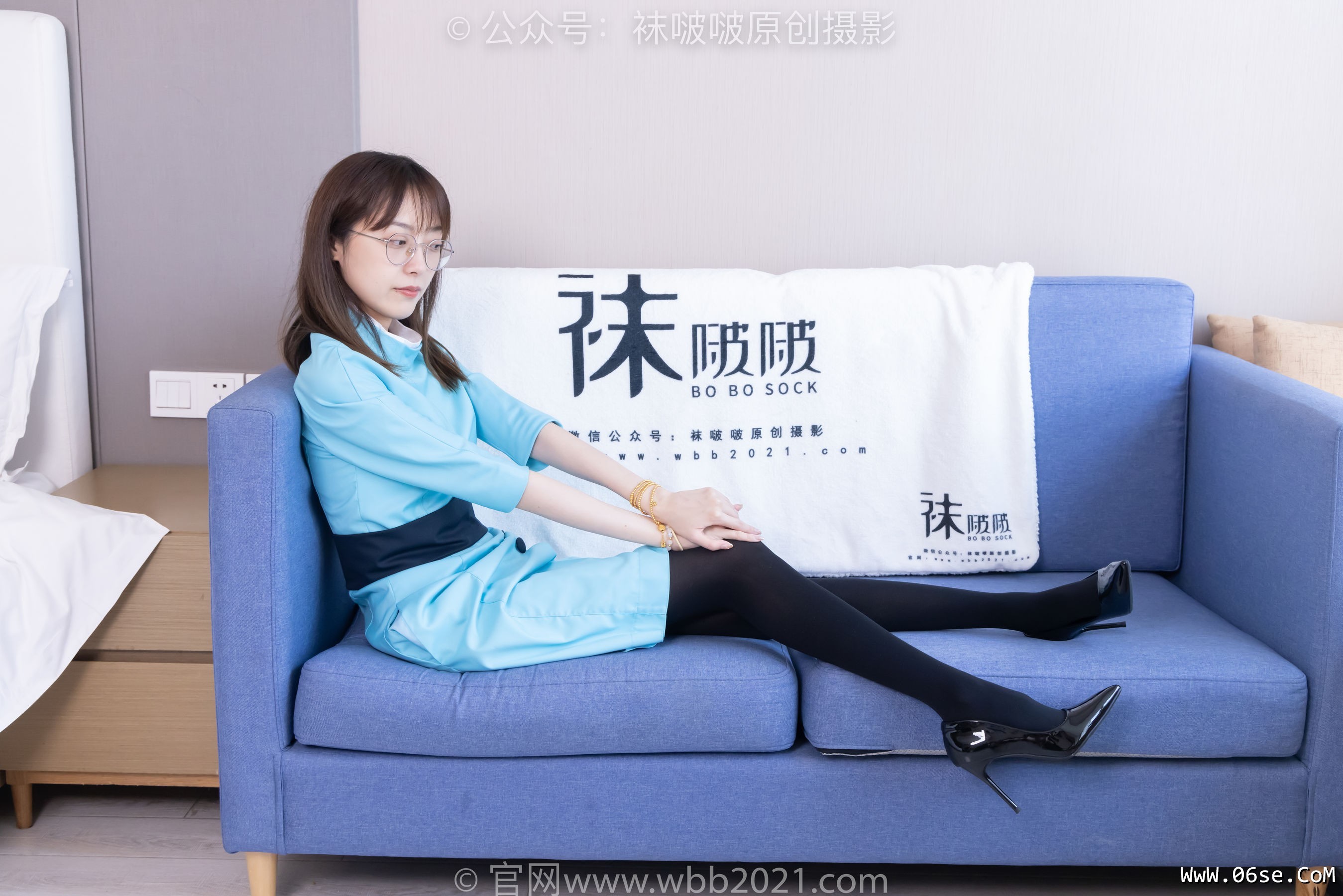图片[144]-BoBoSocks袜啵啵 No.440 稚予 -高跟鞋、厚黑丝、空姐制服[200P]-六色网